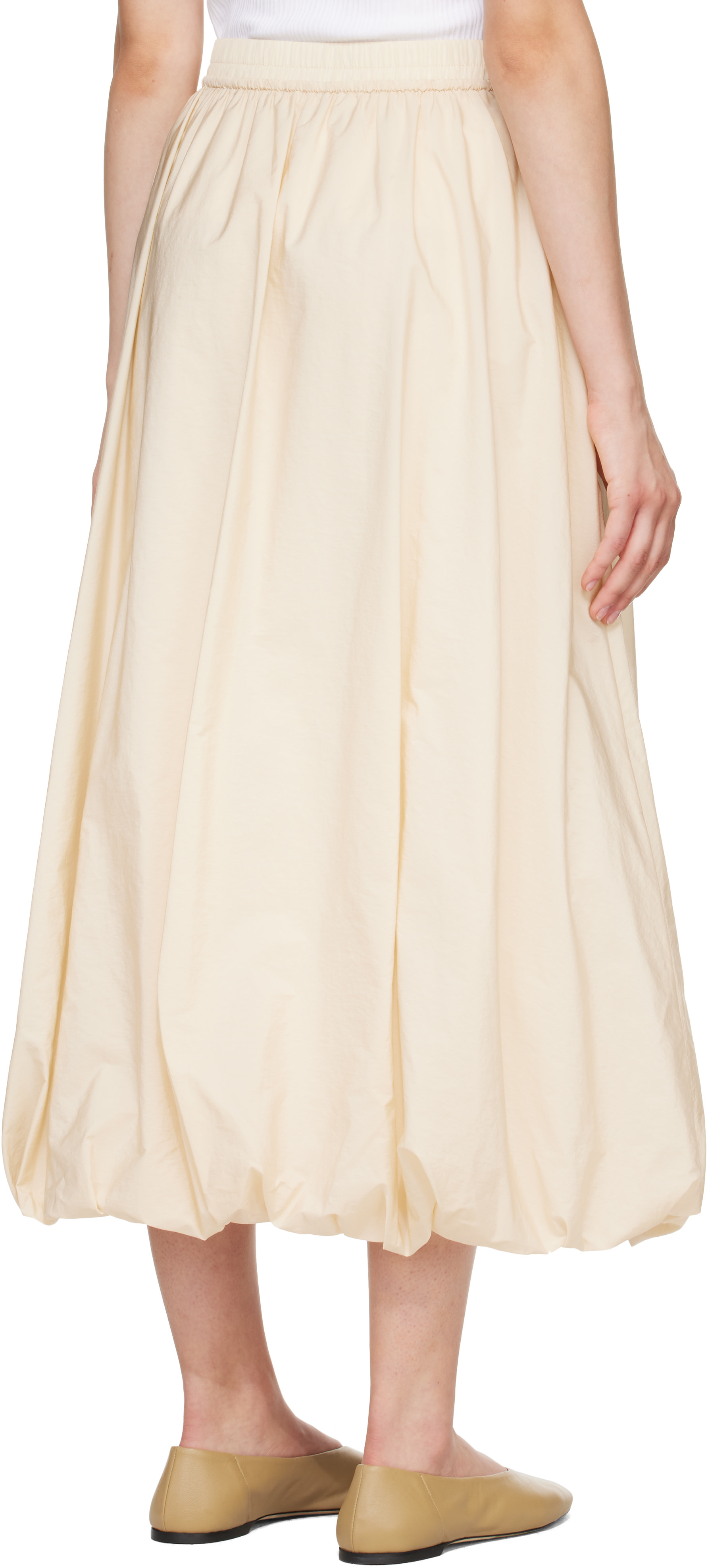 Weekend Max Mara - Jupe midi Ciurma blanc cassé