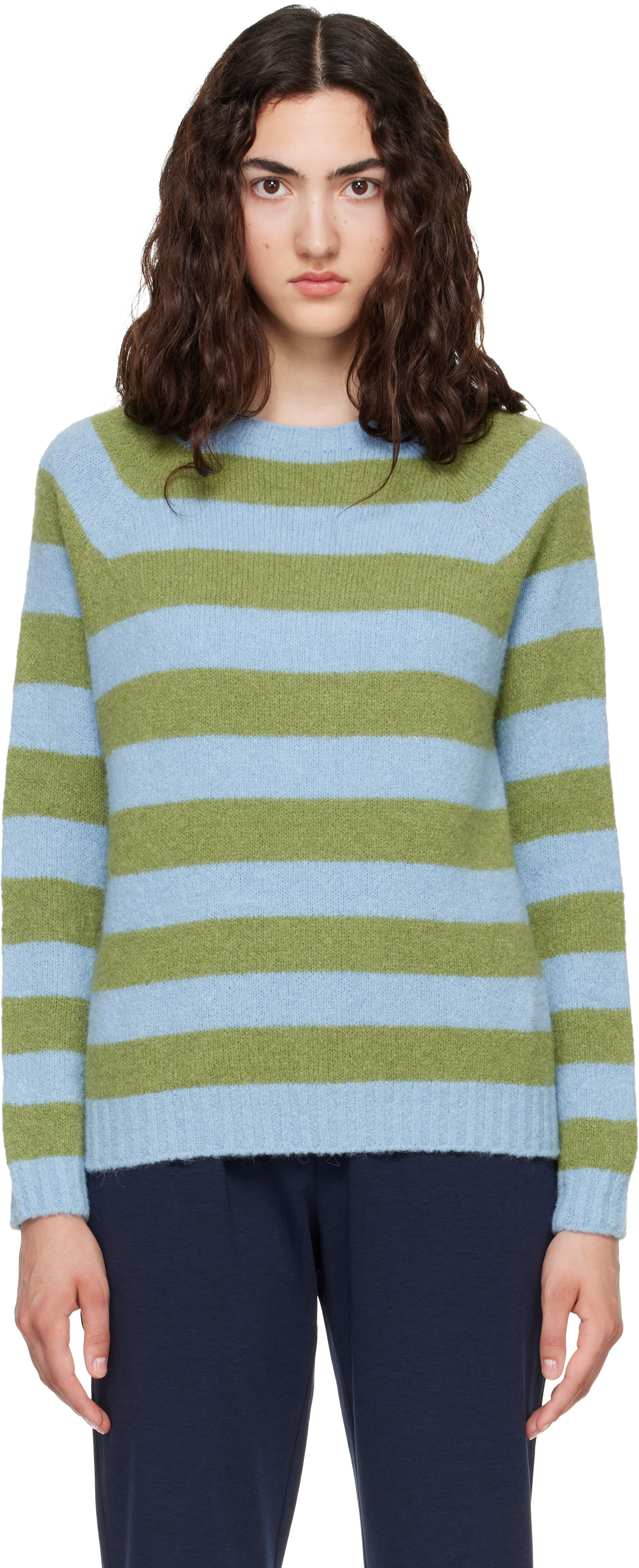 Weekend Max Mara - Pull Ghiacci bleu et vert