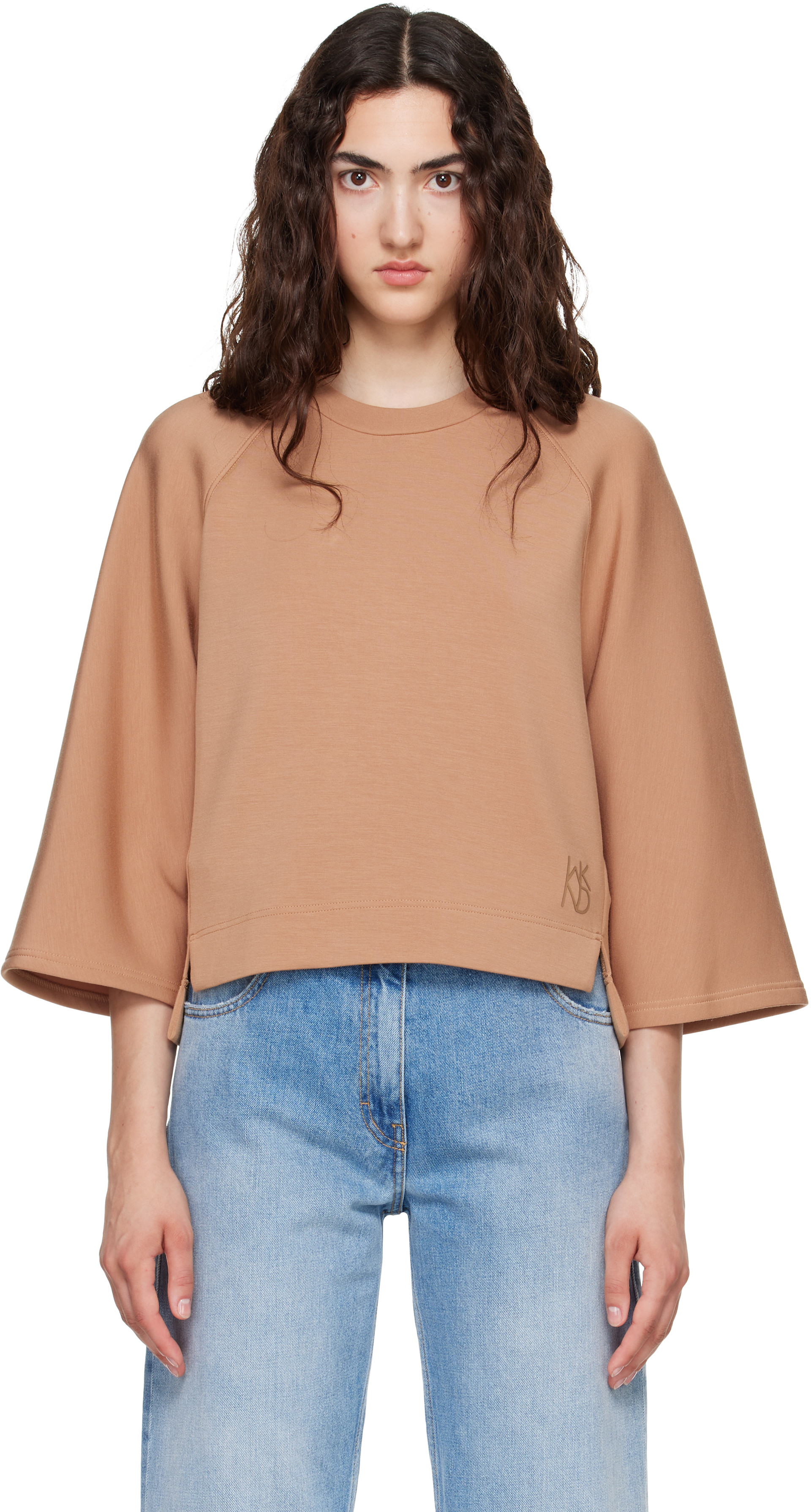 Weekend Max Mara - Pull molletonné Vasto brun clair