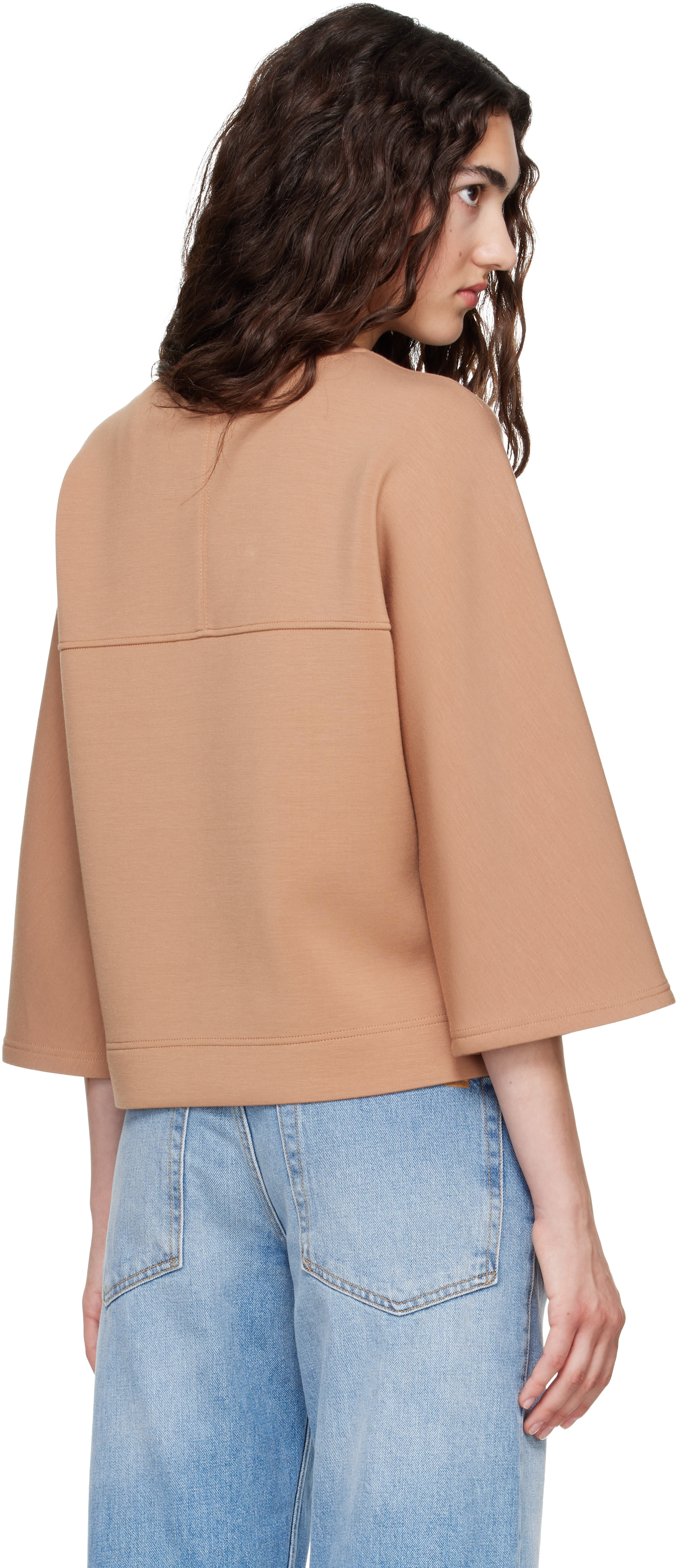 Weekend Max Mara - Pull molletonné Vasto brun clair