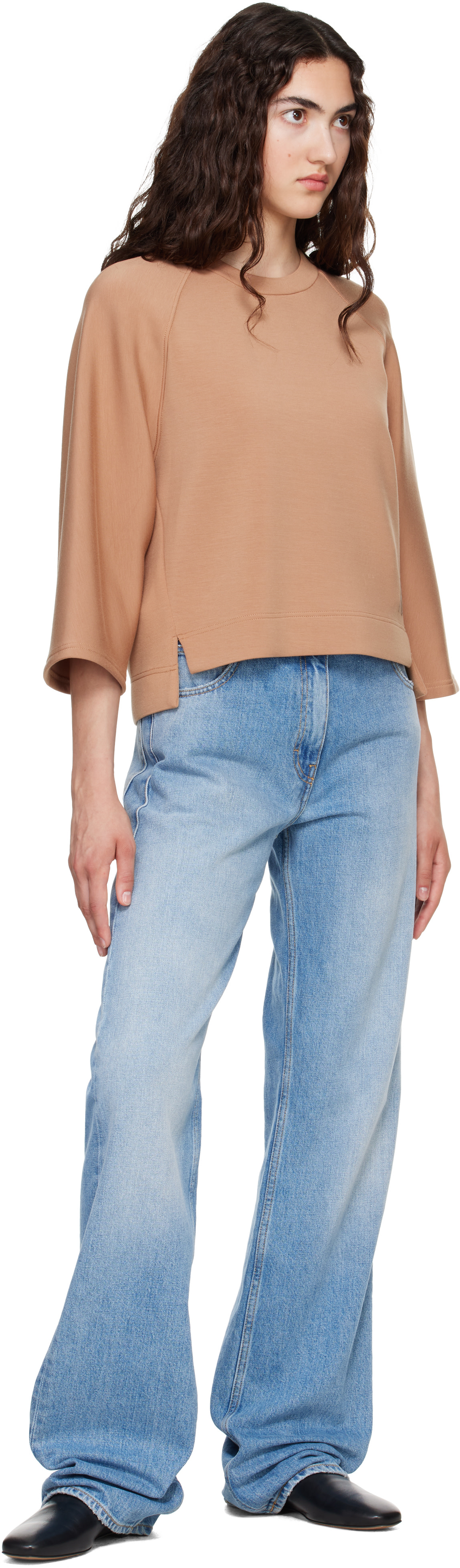Weekend Max Mara - Pull molletonné Vasto brun clair