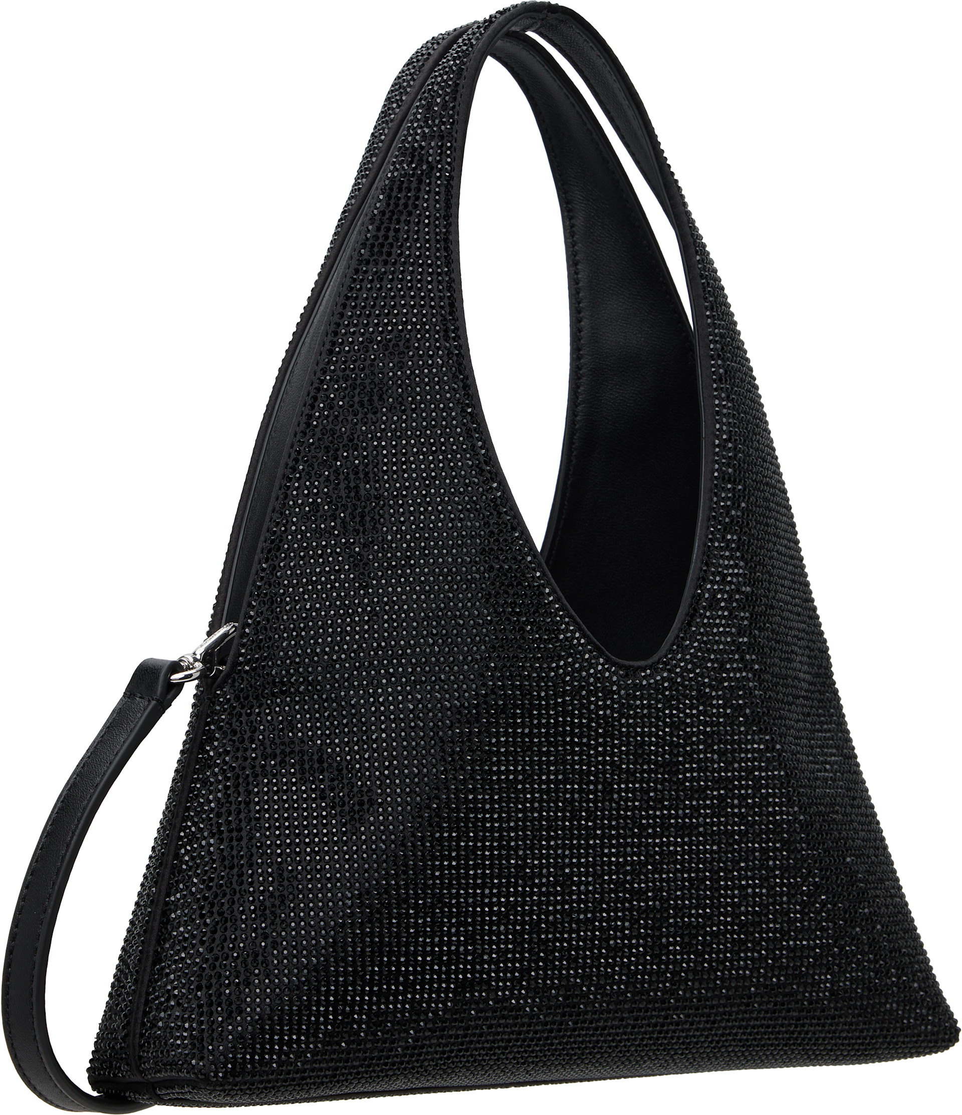 Alexander Wang: Black Pike Crystal Mini Bag | SSENSE