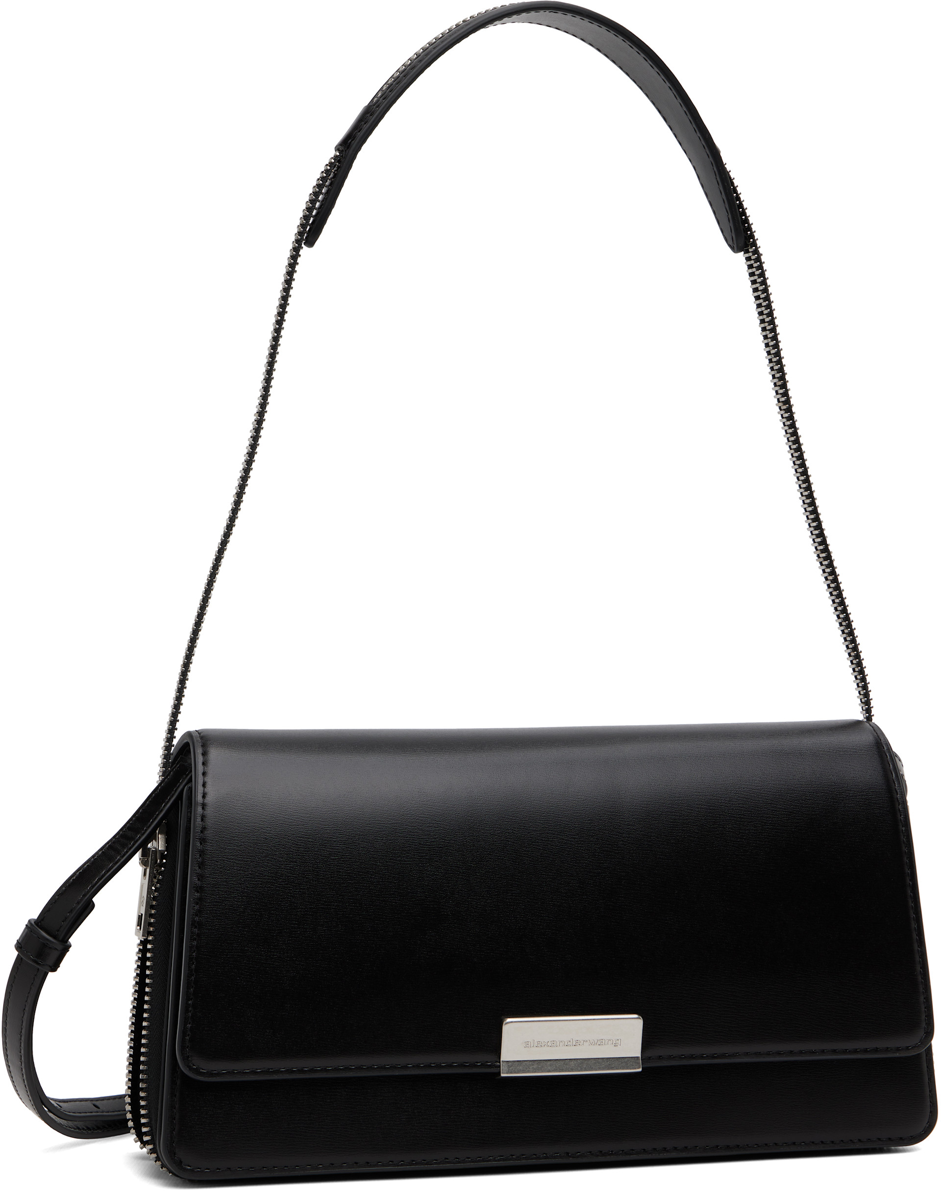 Alexander Wang: Black Siren Shoulder Bag | SSENSE