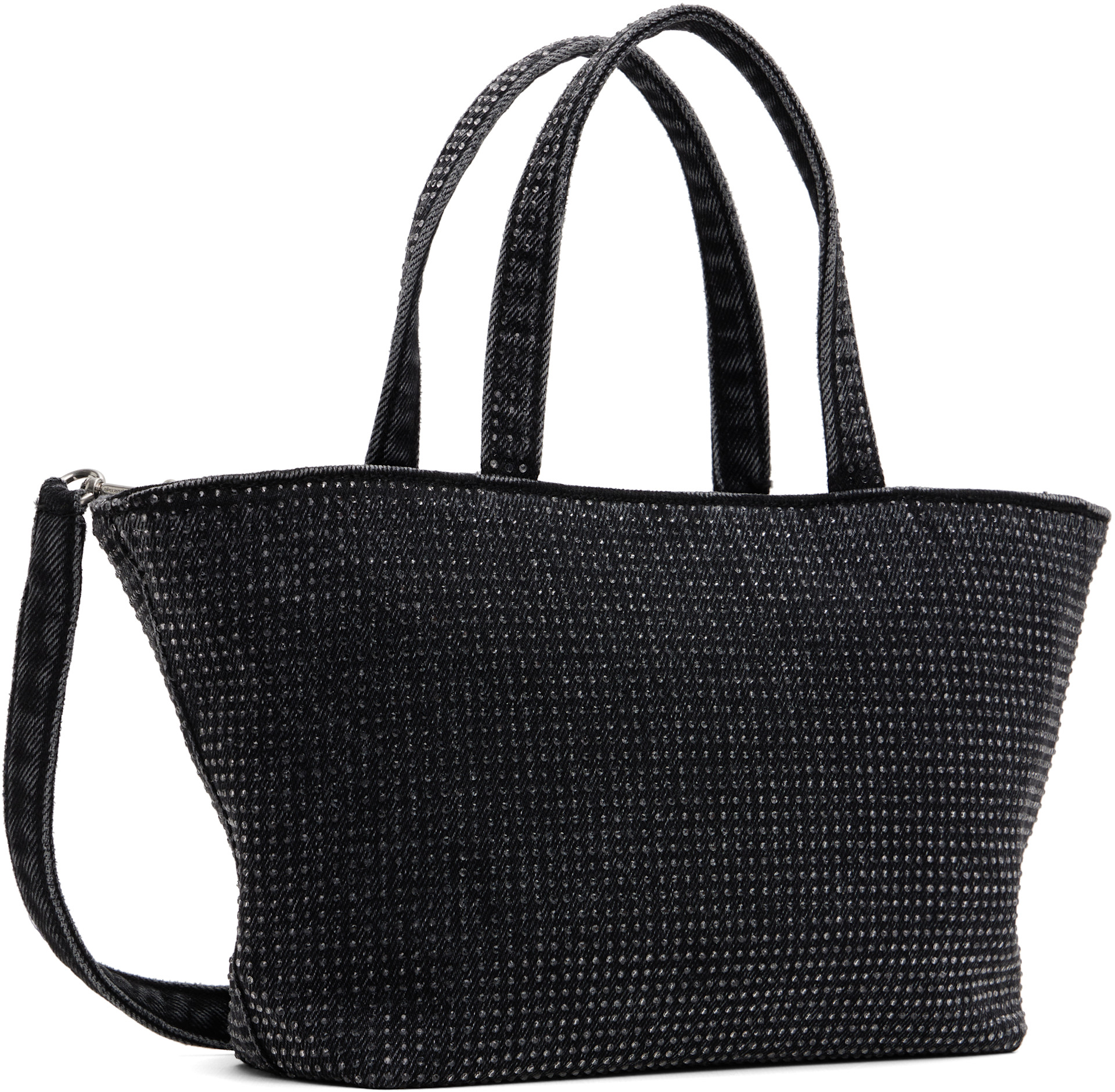 Alexander Wang - Mini cabas noir à appliqués facettés