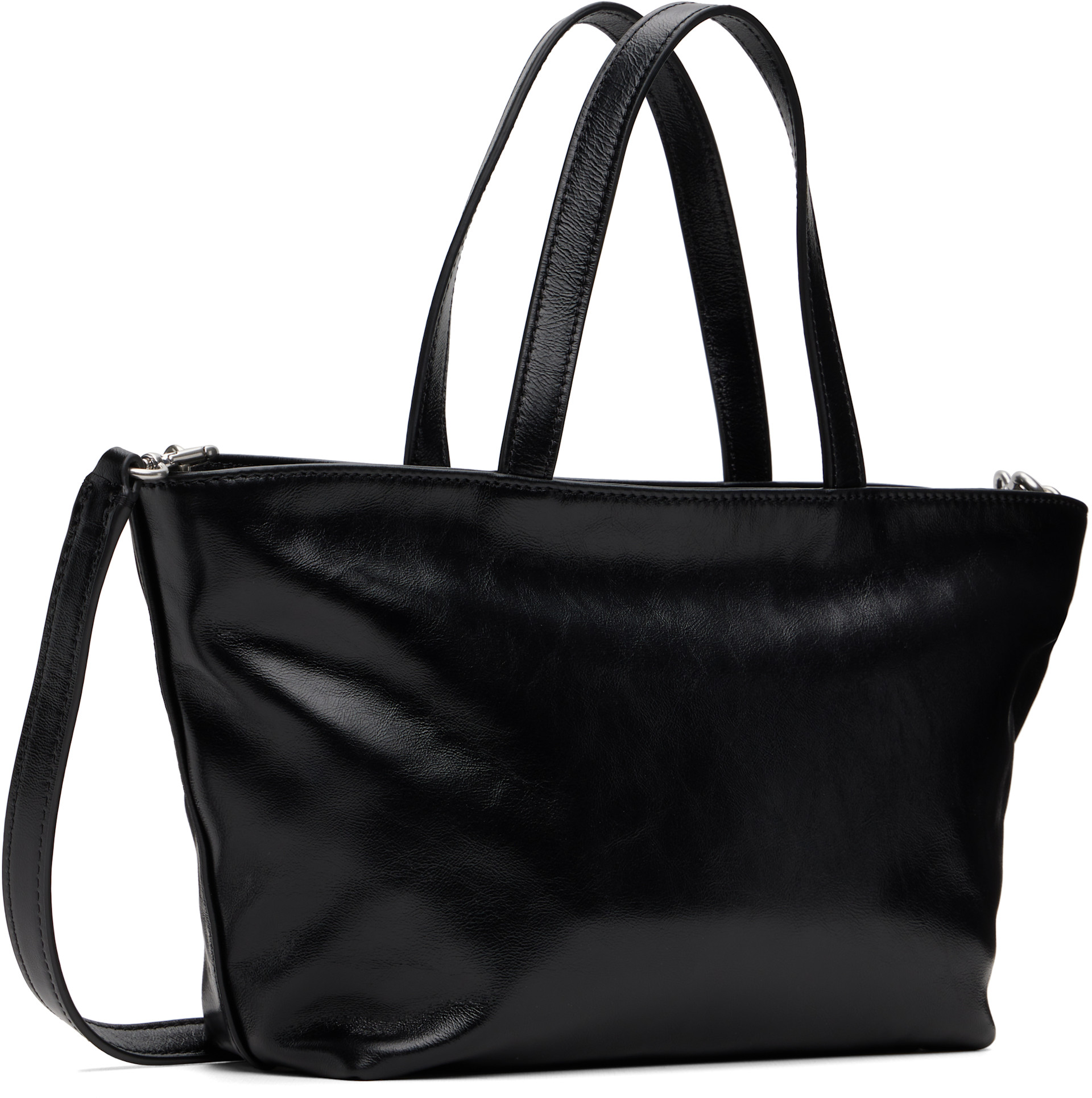 Alexander Wang - Mini cabas noir à logo gaufré