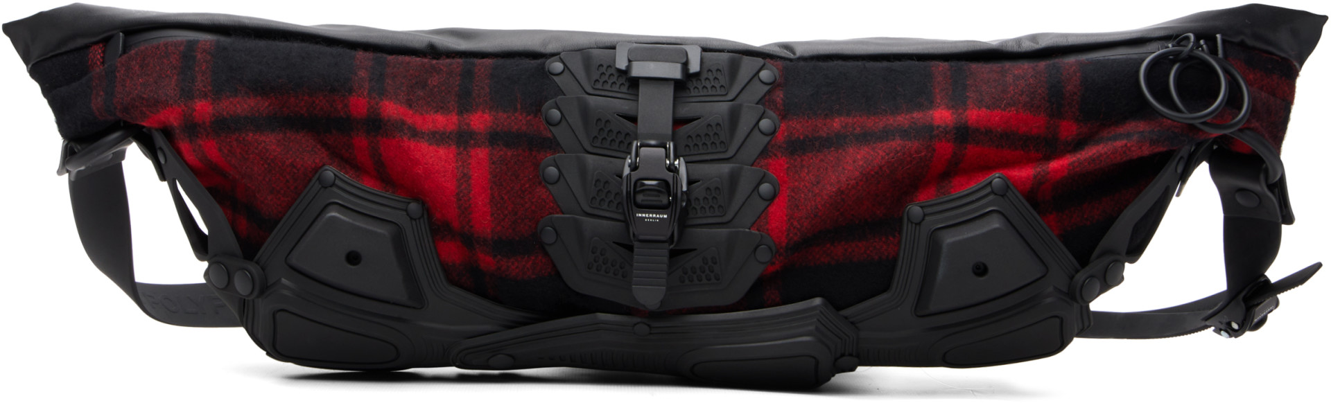 Innerraum: Black & Red Object M07 Crossbody Bag | SSENSE
