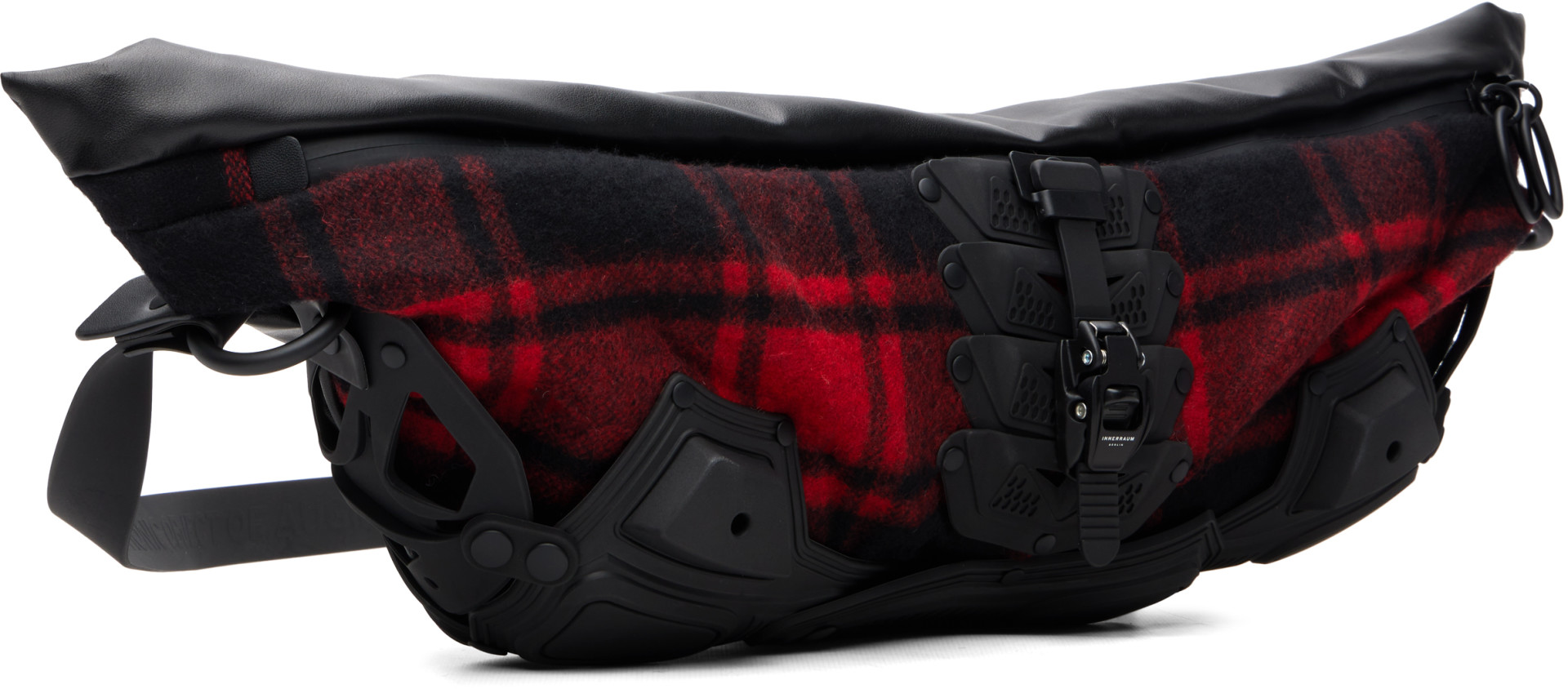 Innerraum: Black & Red Object M07 Crossbody Bag | SSENSE