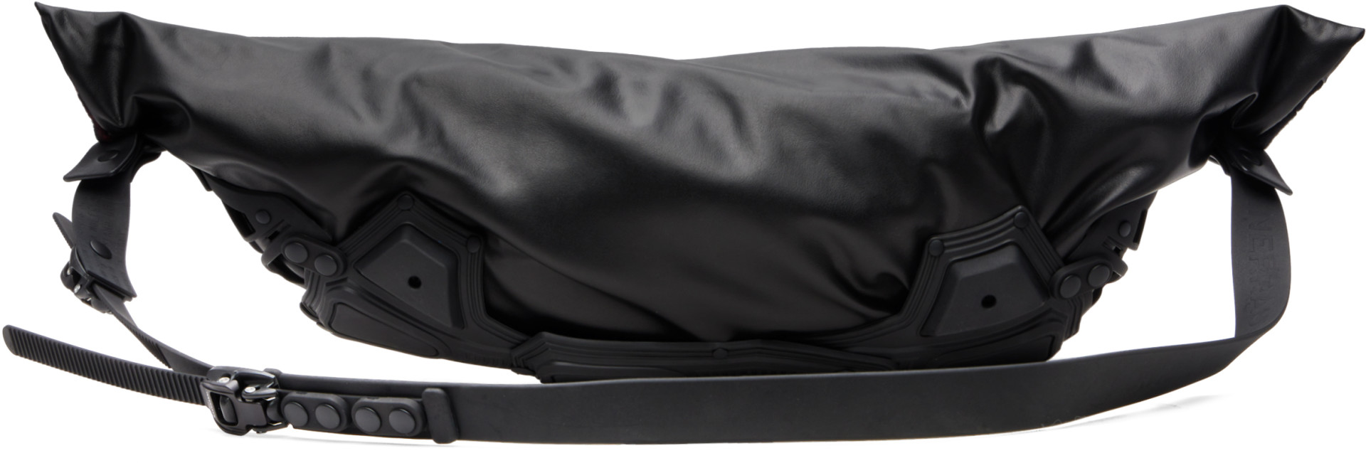 Innerraum: Black & Red Object M07 Crossbody Bag | SSENSE