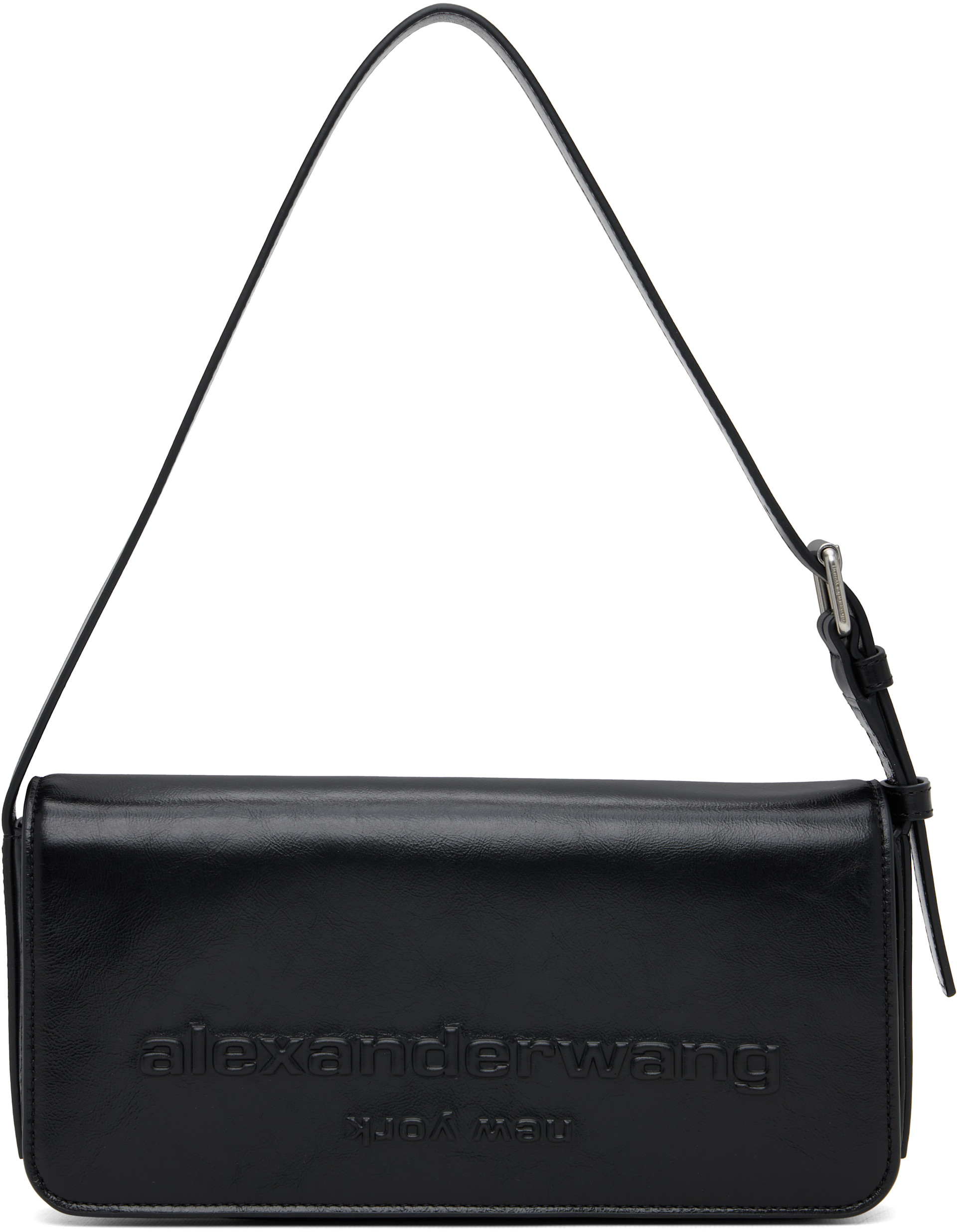 Alexander Wang - ブラック Punch Flap ショルダーバッグ
