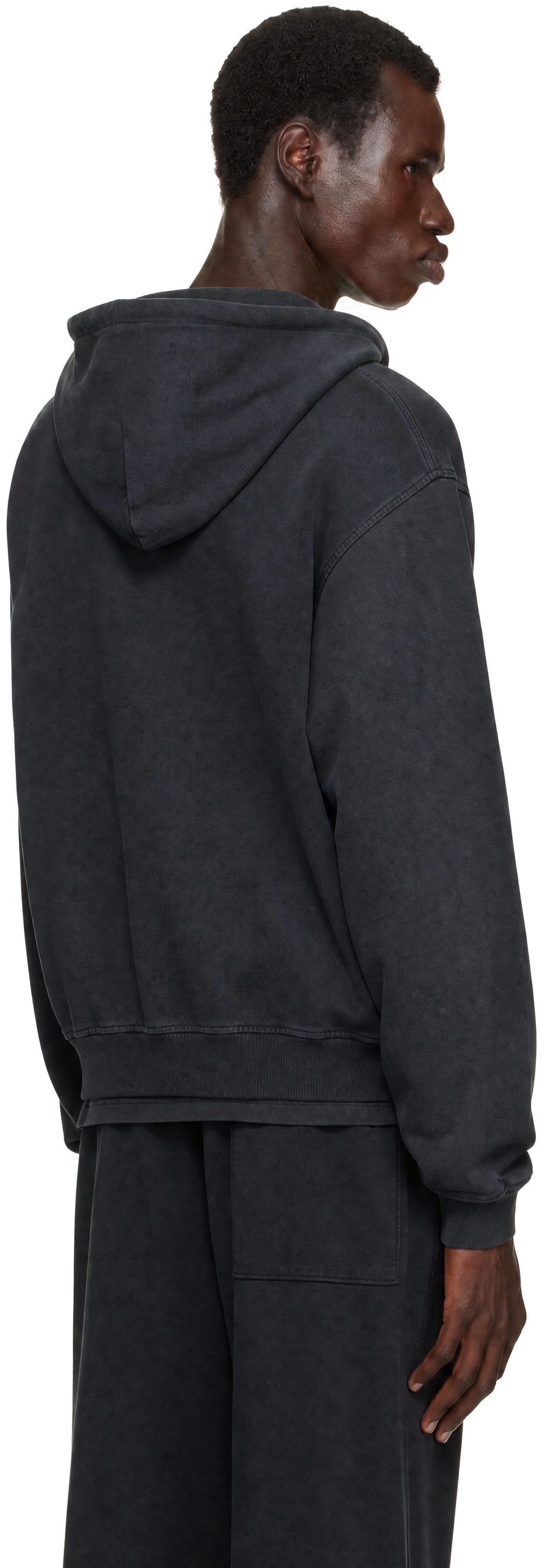 Alexander Wang - Pull à capuche graphique noir
