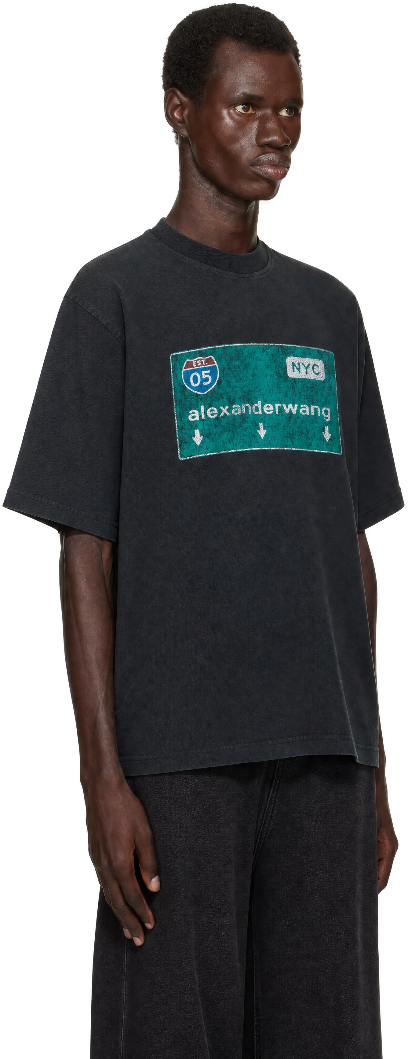 Alexander Wang - T-shirt graphique noir