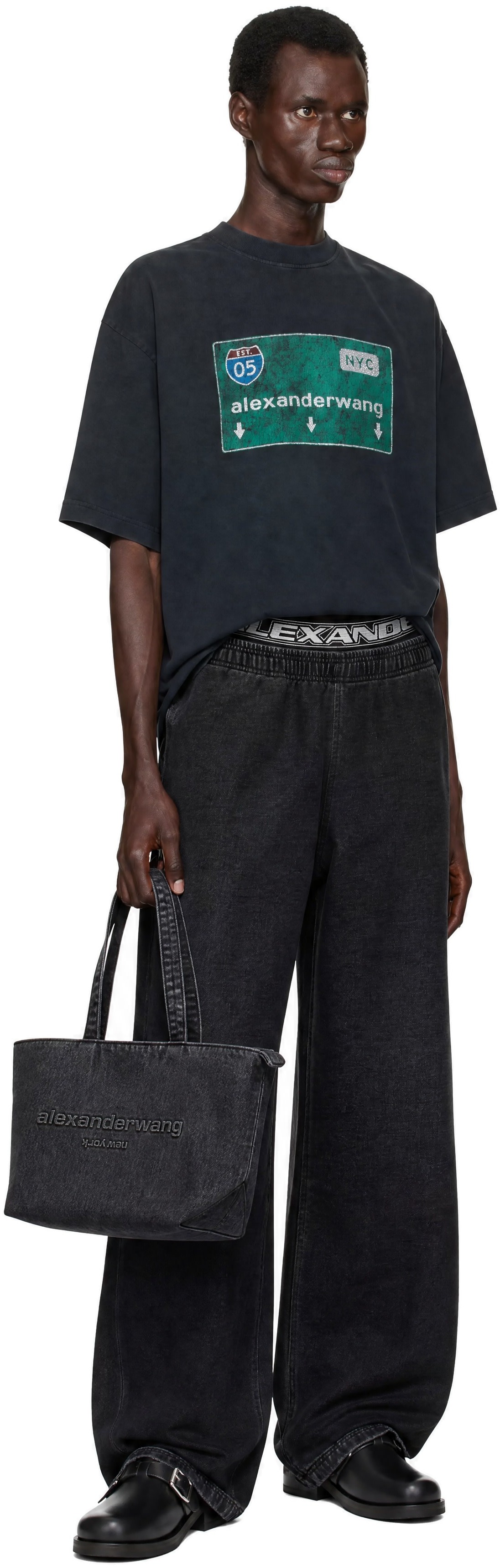 Alexander Wang - T-shirt graphique noir