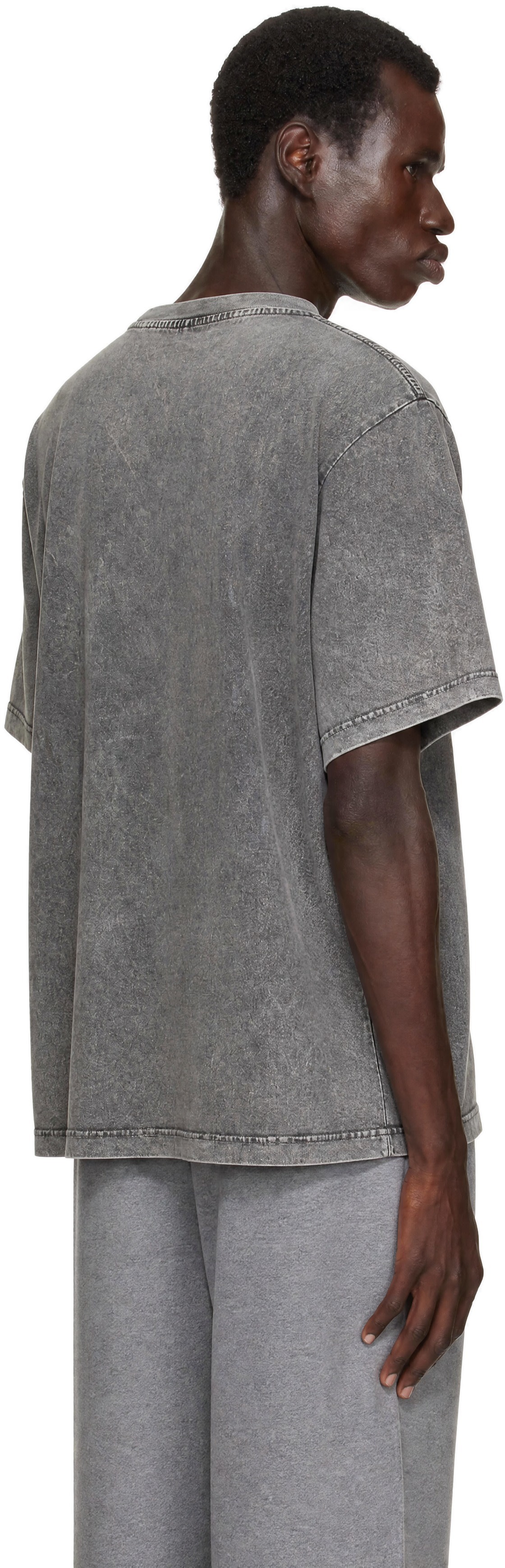 Alexander Wang: グレー Shadow 半袖 ポケットTシャツ | SSENSE 日本