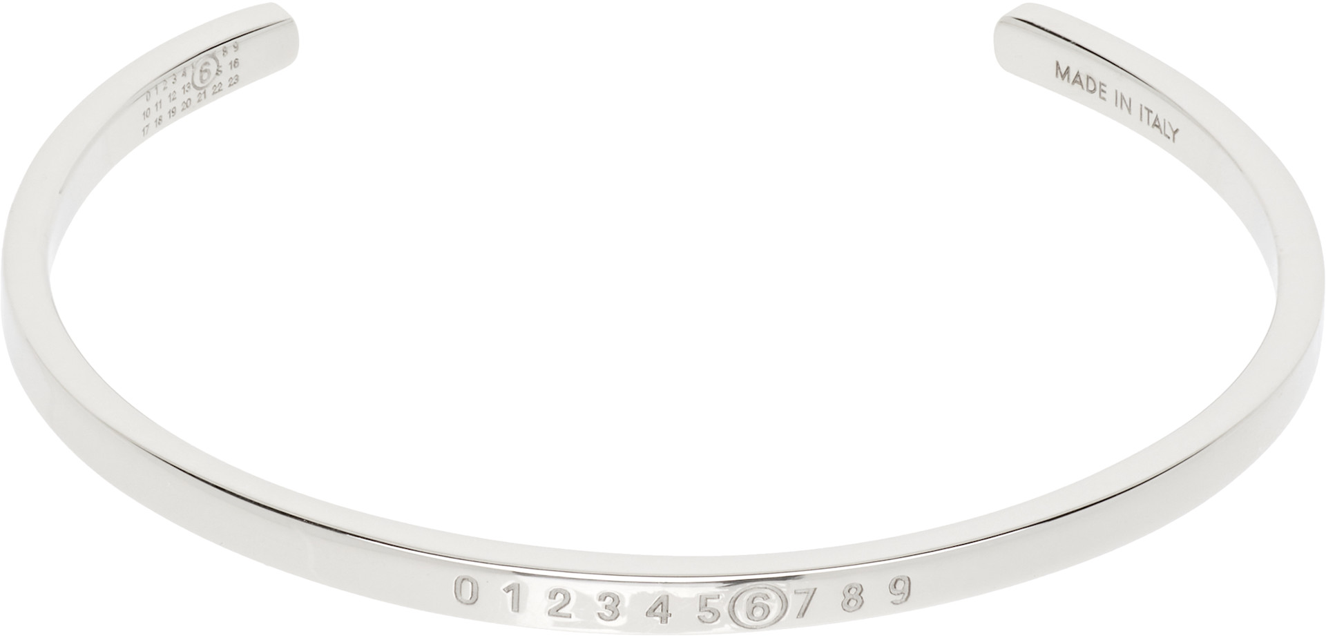 MM6 Maison Margiela ニューメリックミニマル カフブレスレット MM6 Maison Margiela: Numeric Minimal Signature カフブレスレット