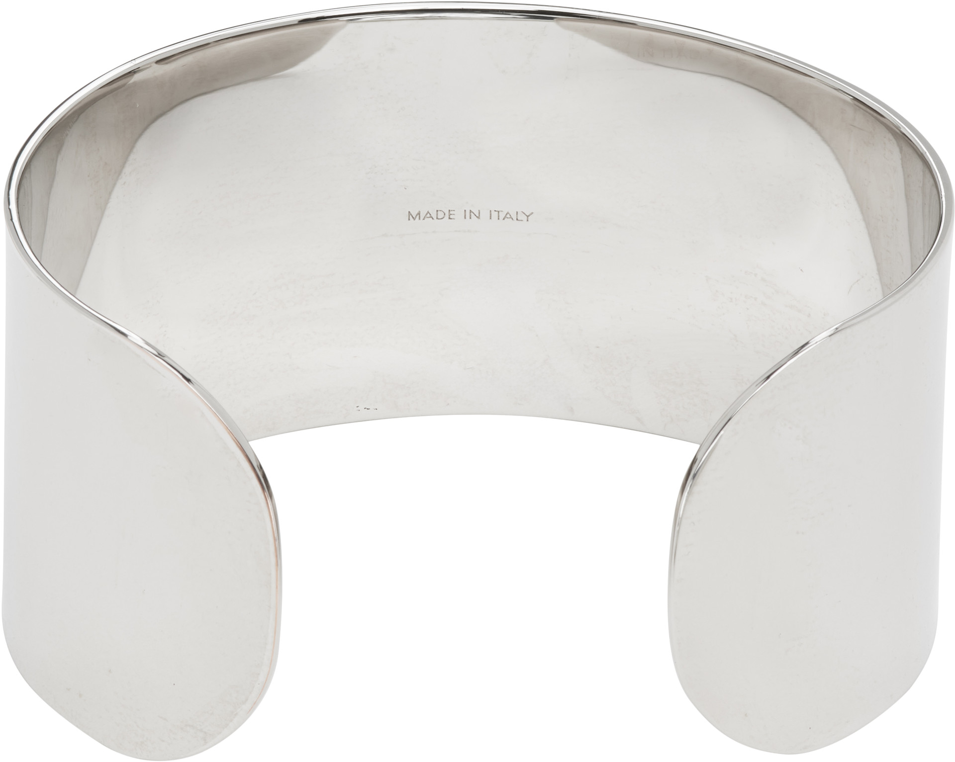 MM6 Maison Margiela: Logo Cuff Bracelet | SSENSE