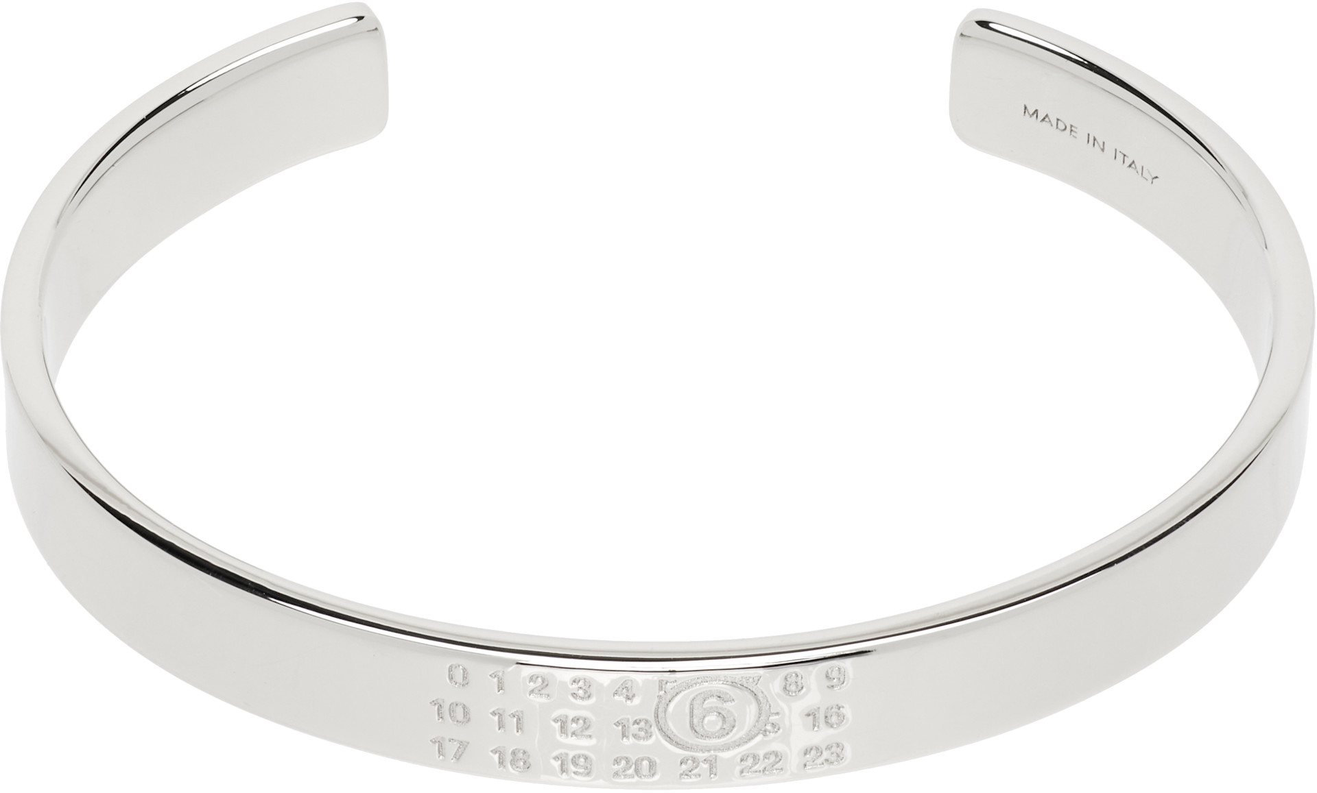 MM6 Maison Margiela: Numeric Minimal Signature カフブレスレット