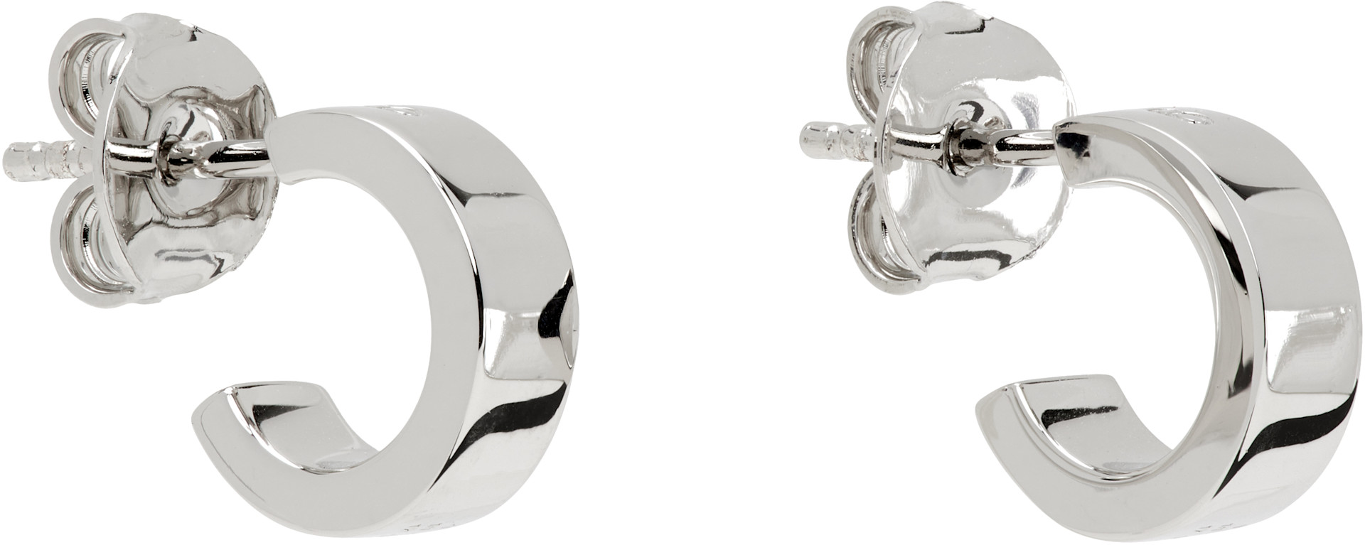 MM6 Maison Margiela: Numeric Minimal Signature フープピアス