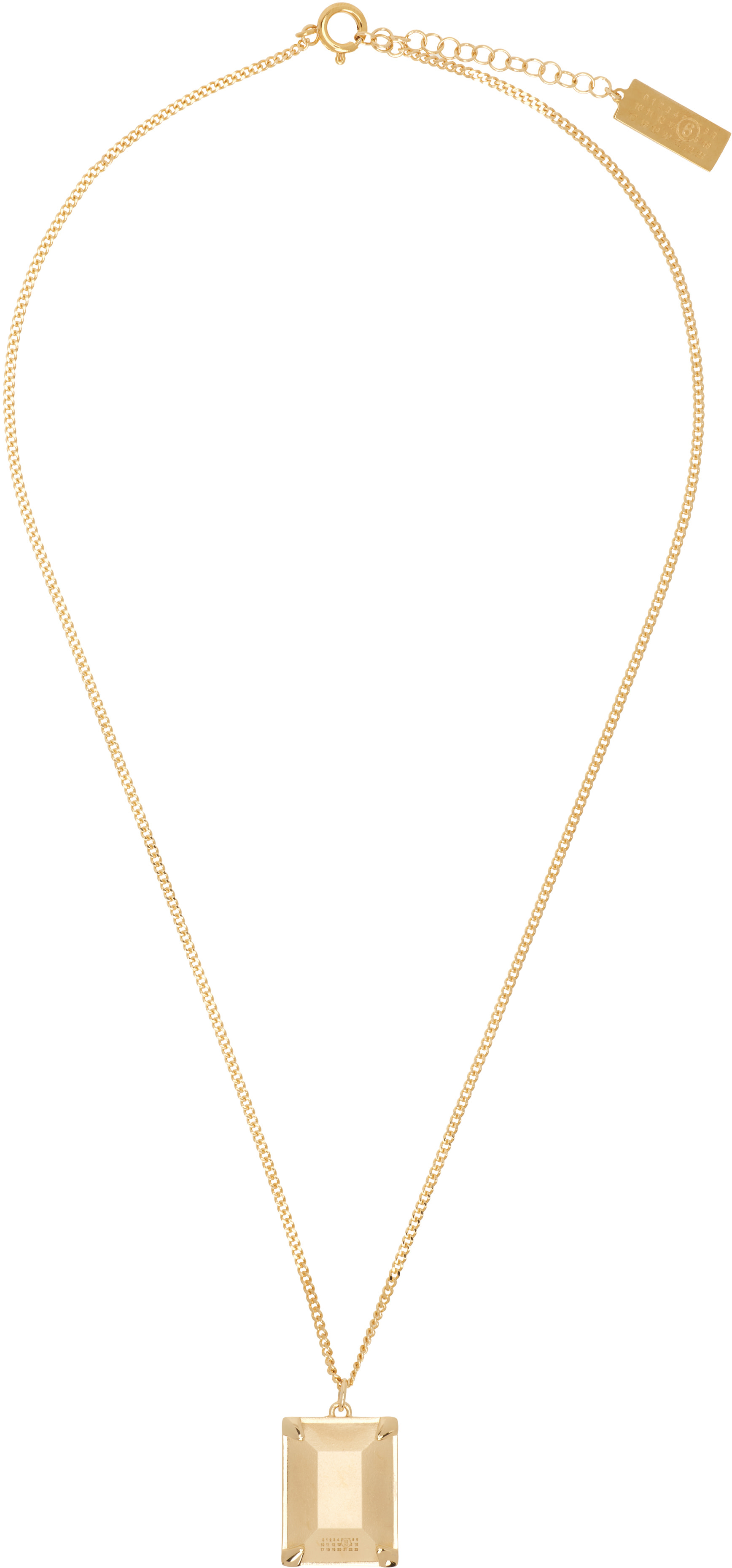 MM6 Maison Margiela: Unexisting Stone Necklace | SSENSE