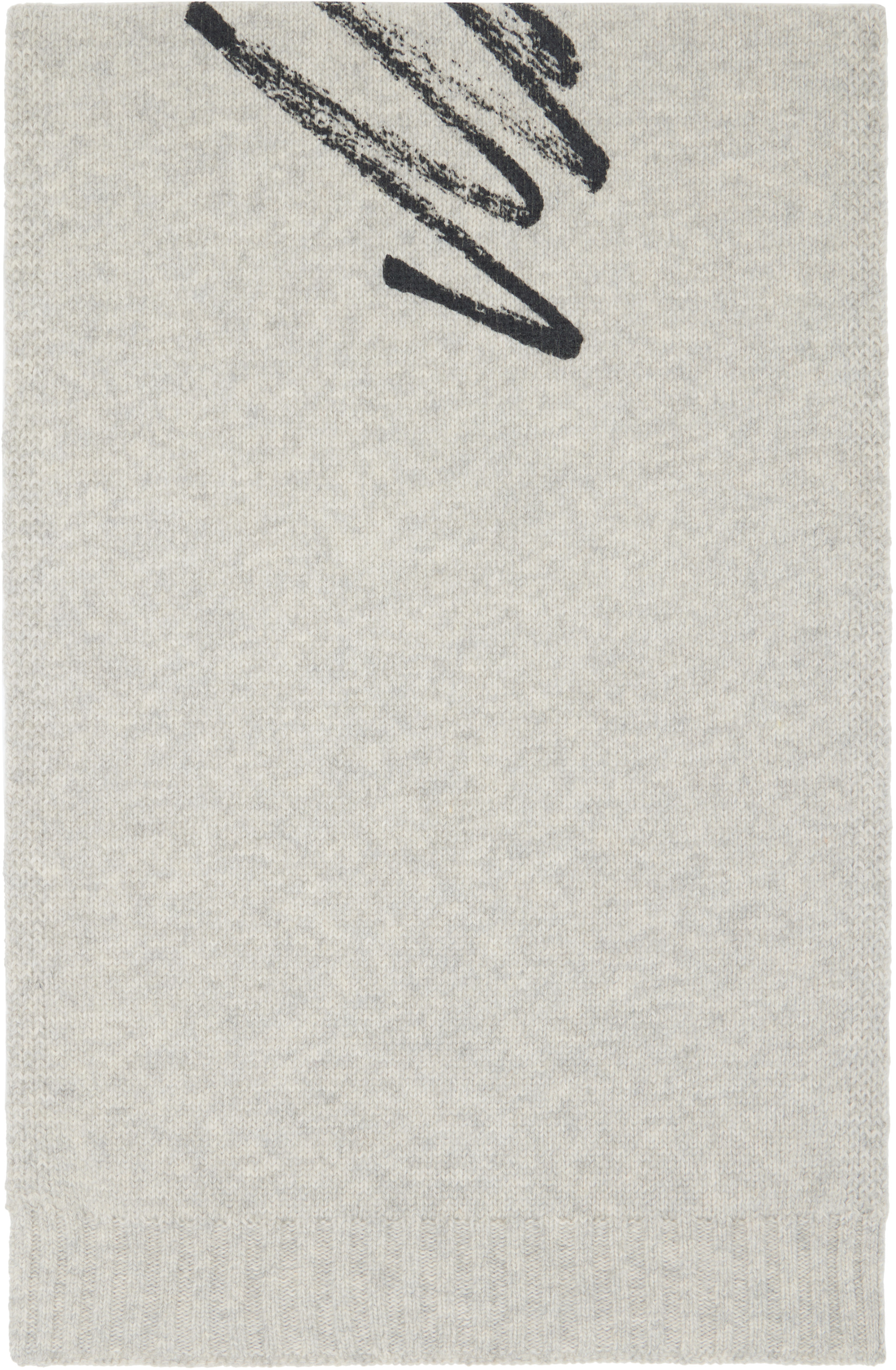 MM6 Maison Margiela - Écharpe grise
