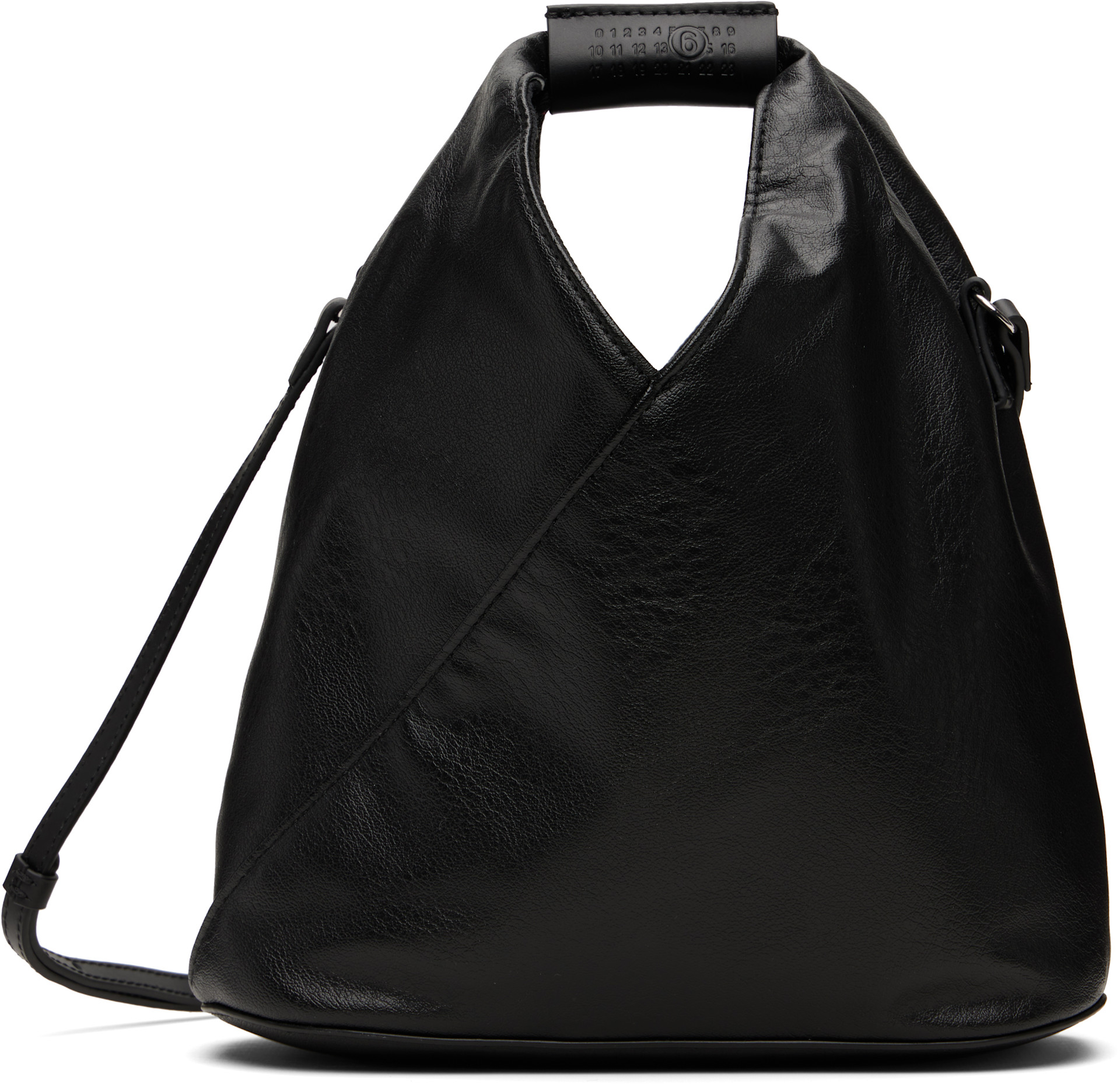 【Maison Margiela】 CROSSBODY BAG MM6 Maison Margiela: Black Triangle Crossbody Bag | SSENSE