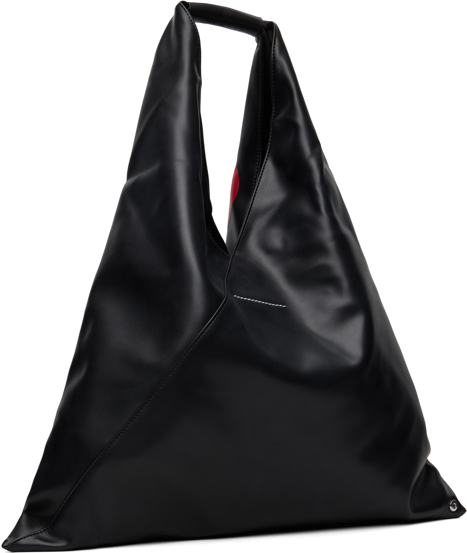 MM6 Maison Margiela: Black Classic Medium Tote | SSENSE