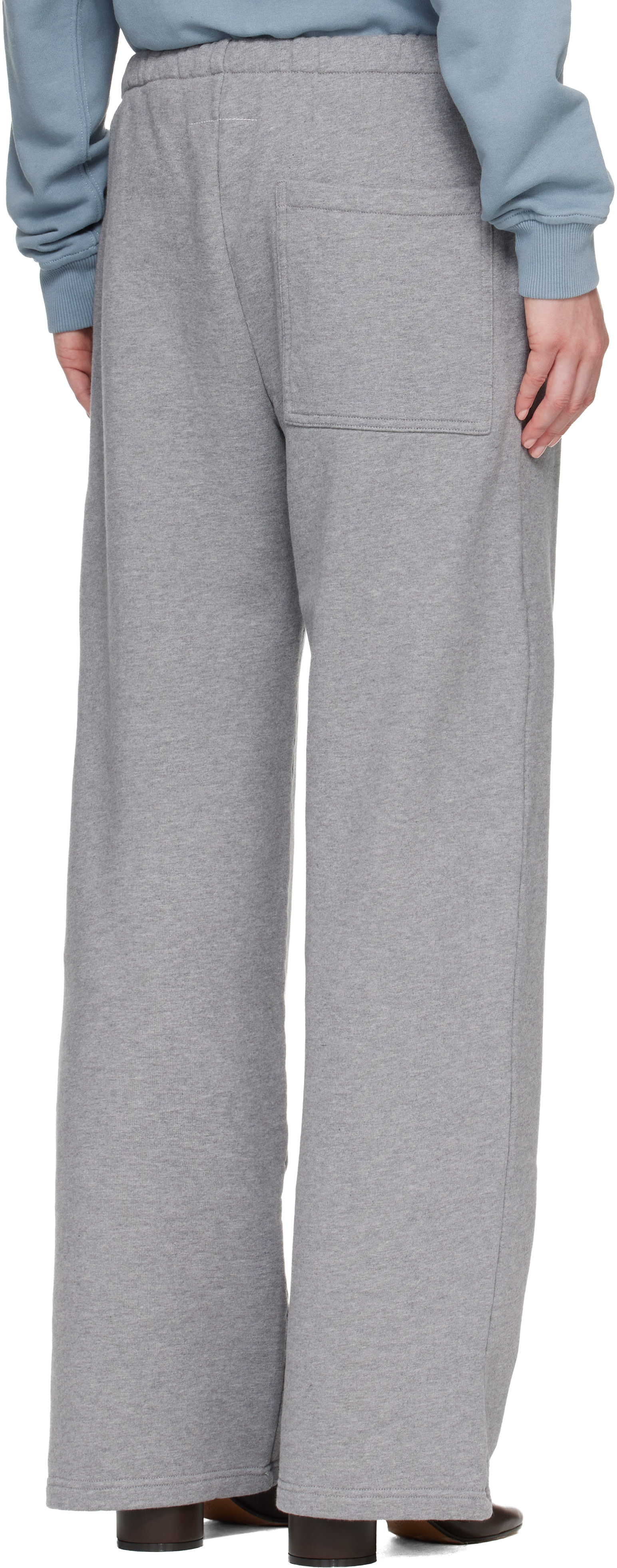 MM6 Maison Margiela: グレー コットン スウェットパンツ | SSENSE 日本