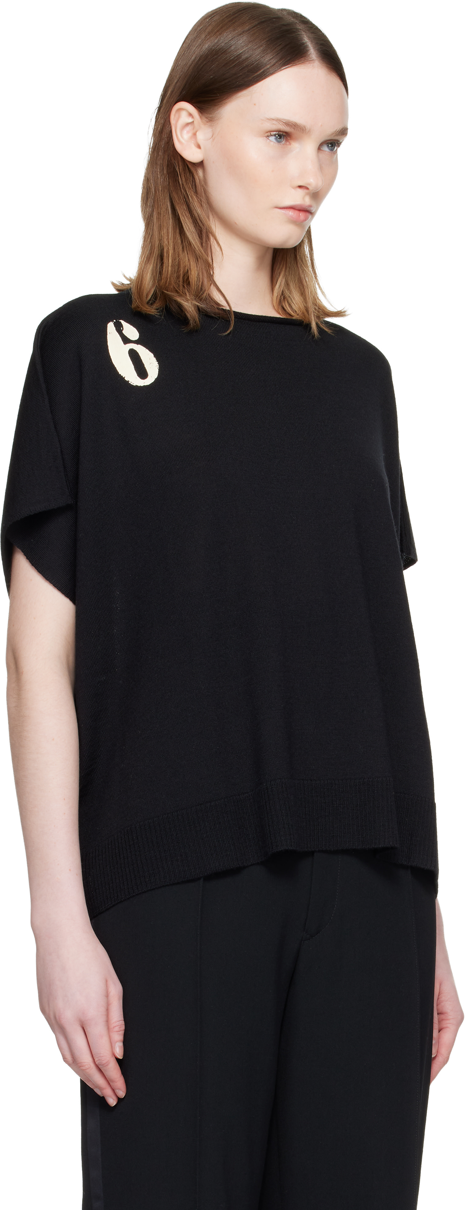 MM6 Maison Margiela - Haut '6' noir