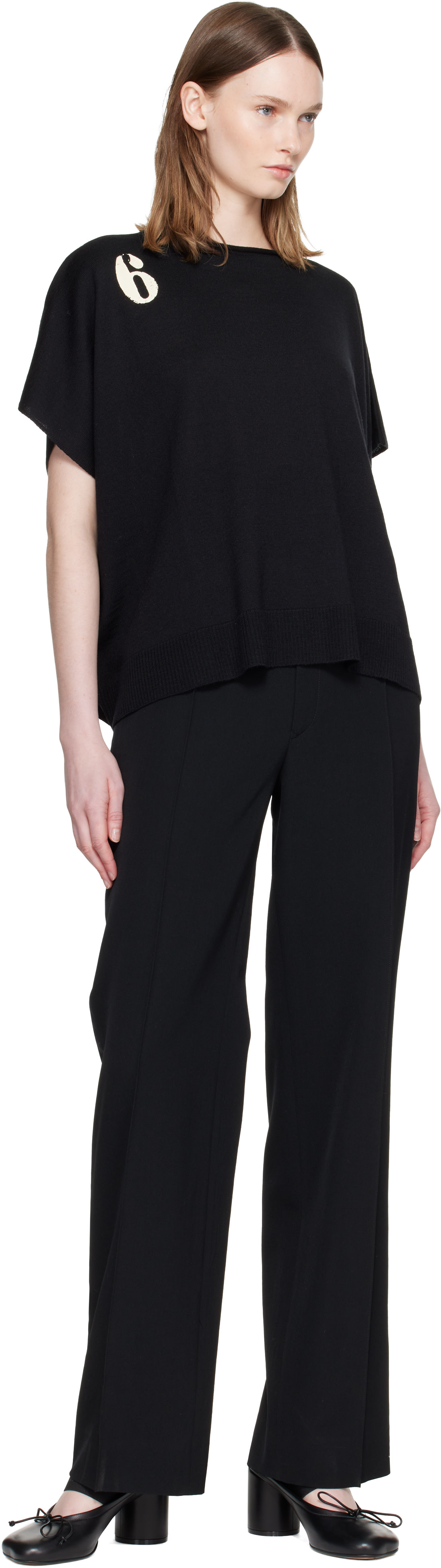 MM6 Maison Margiela - Haut '6' noir
