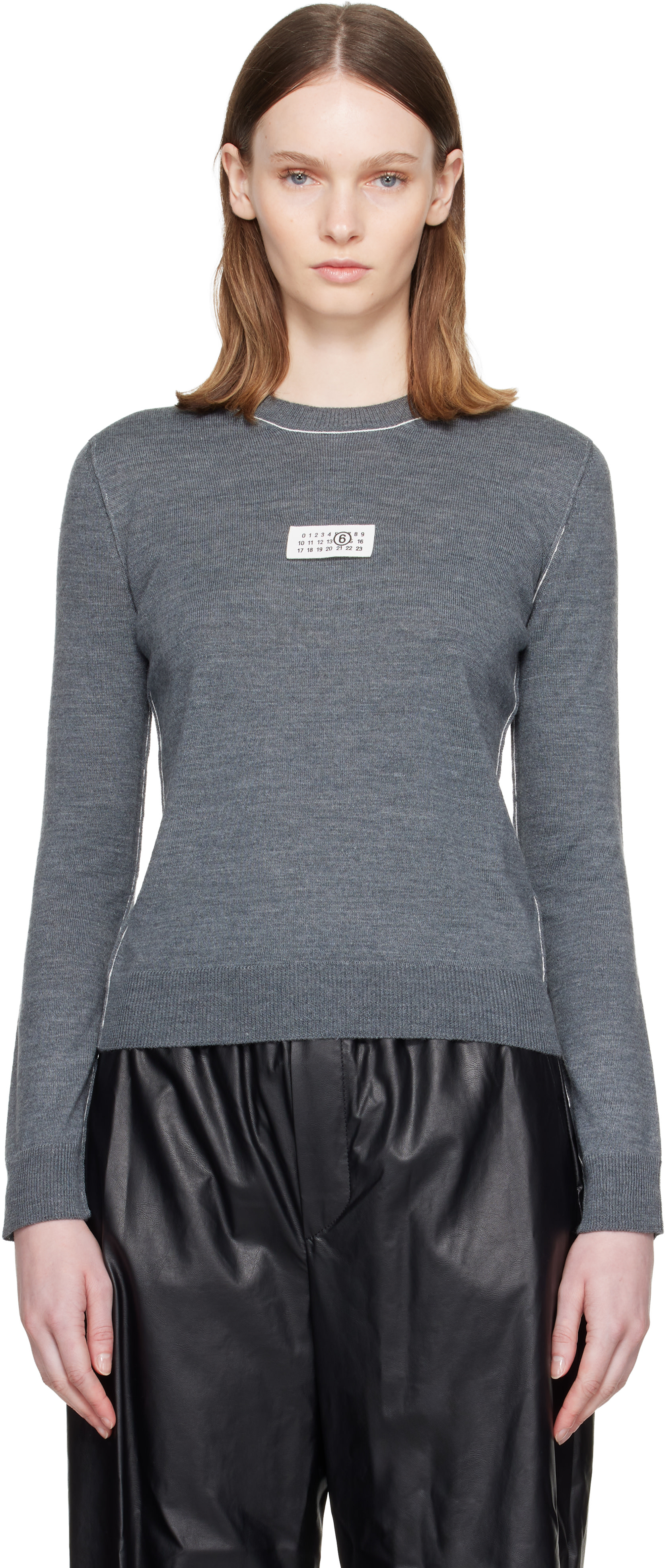 MM6 Maison Margiela - Pull gris