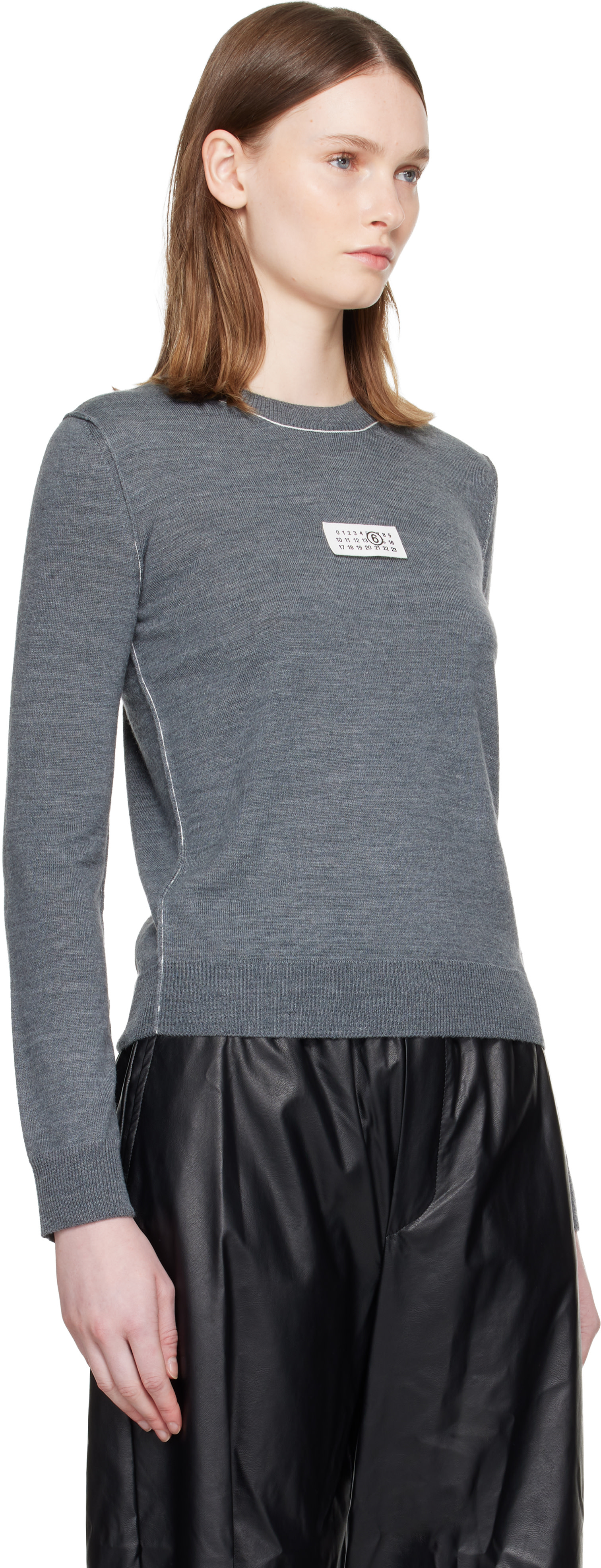 MM6 Maison Margiela - Pull gris