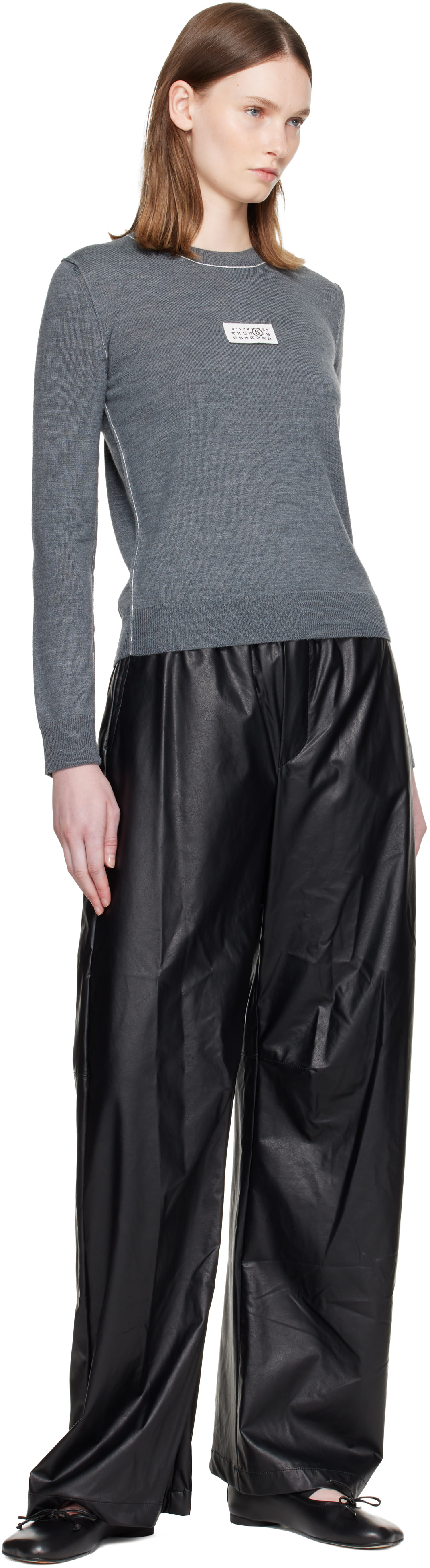 MM6 Maison Margiela - Pull gris