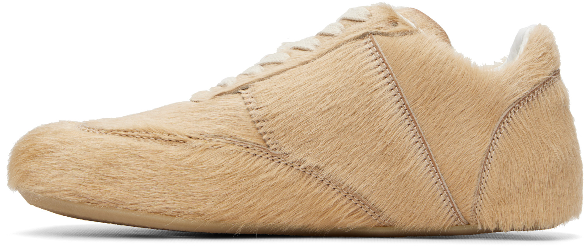 MM6 Maison Margiela - Baskets beiges à bout anatomique