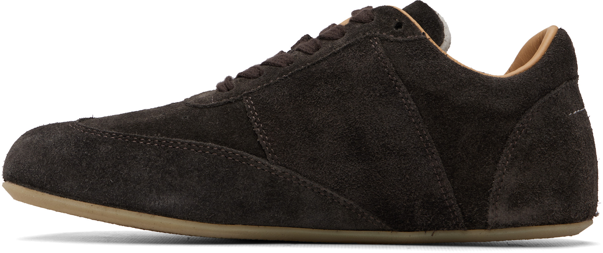 MM6 Maison Margiela - Baskets brunes en suède