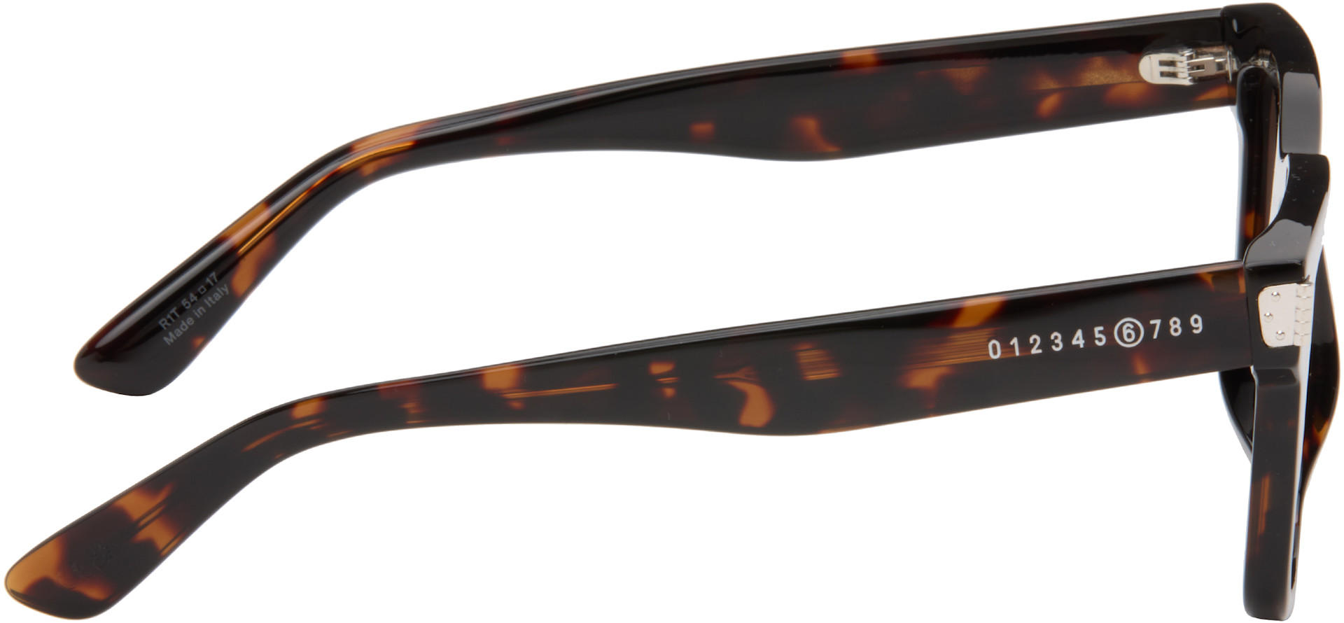 MM6 Maison Margiela: Brown 15 Sunglasses | SSENSE
