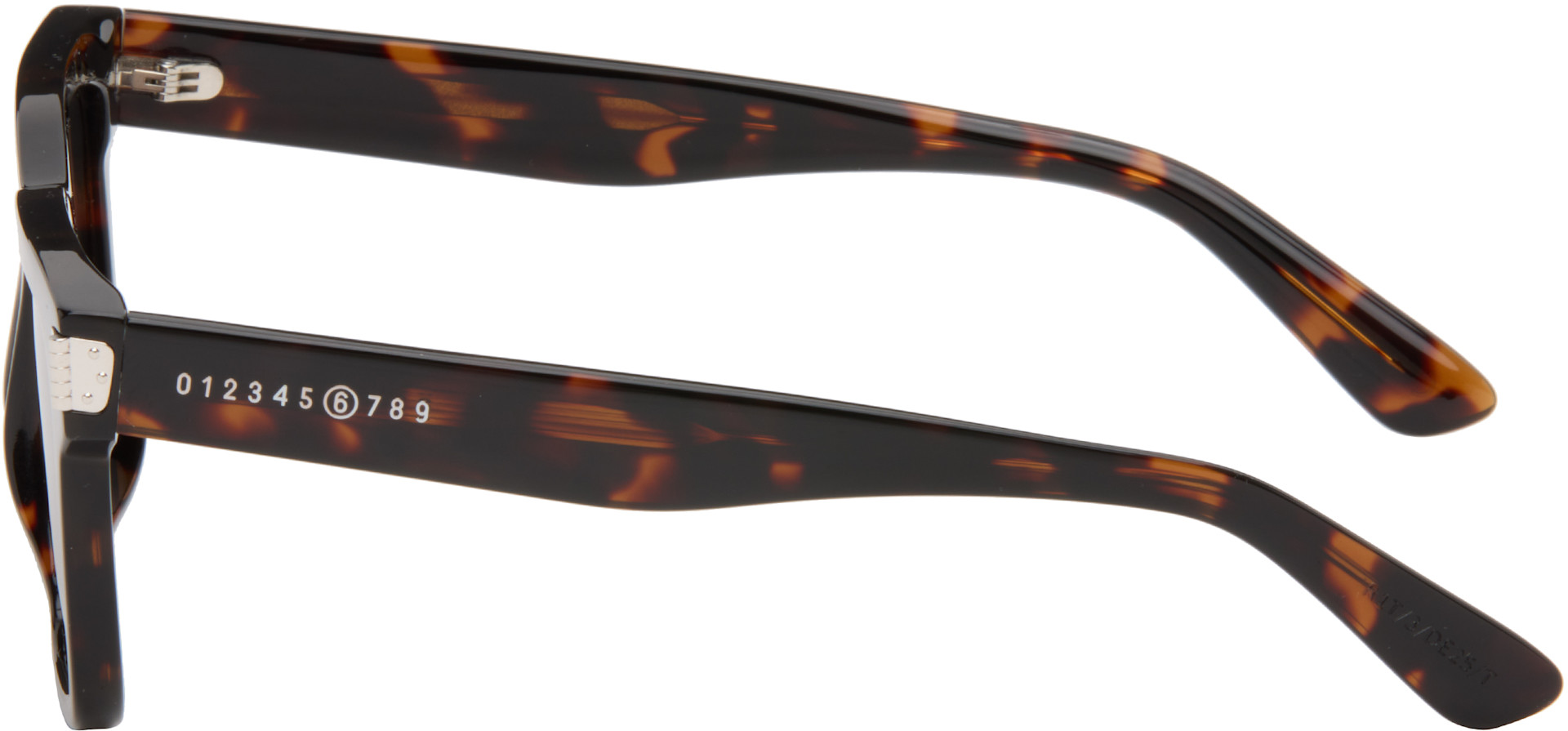MM6 Maison Margiela: Brown 15 Sunglasses | SSENSE