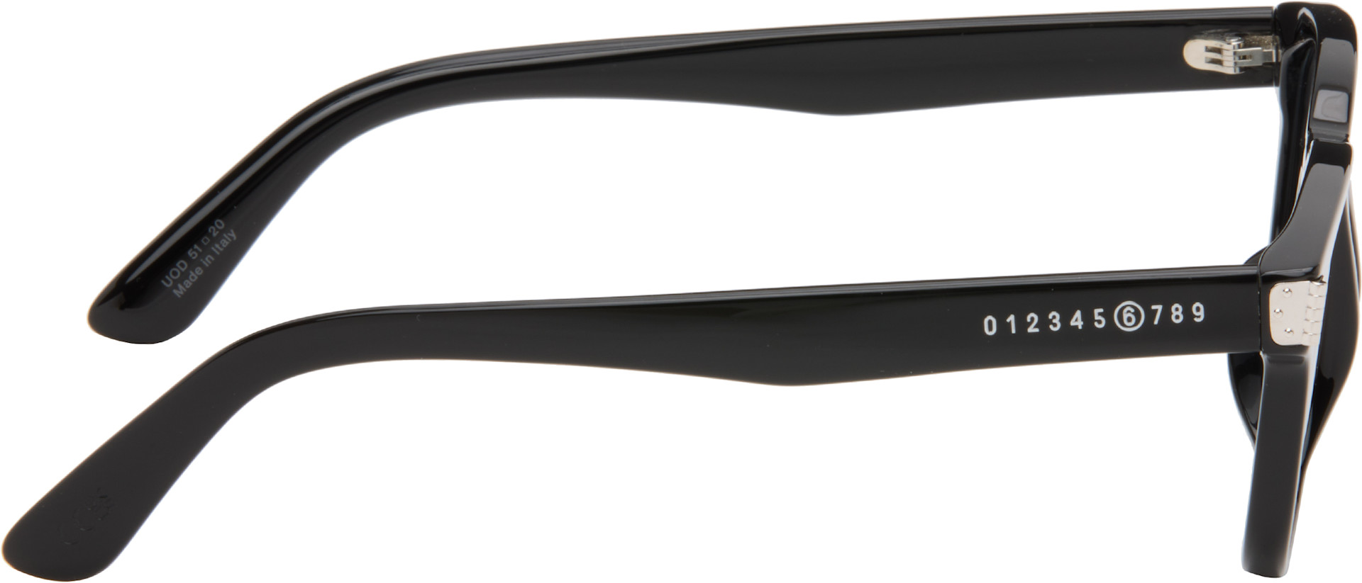 MM6 Maison Margiela ブラック MM6 Maison Margiela: Black 17 Sunglasses | SSENSE