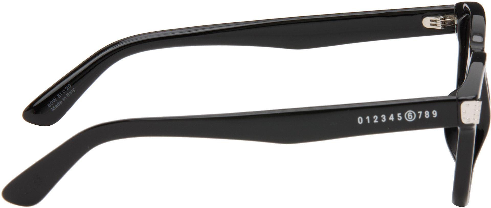 MM6 Maison Margiela ブラック サングラス MM6 Maison Margiela: Black 17 Sunglasses | SSENSE
