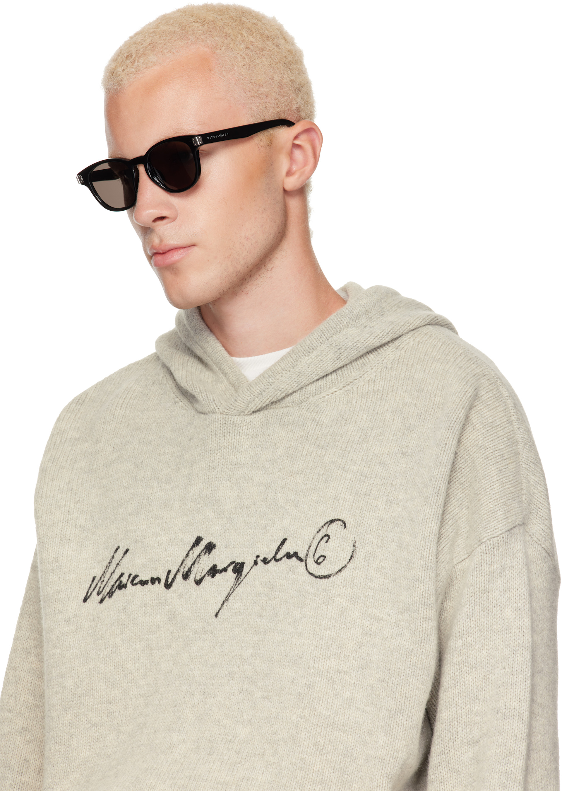 MM6 Maison Margiela: ブラック 17 サングラス | SSENSE 日本