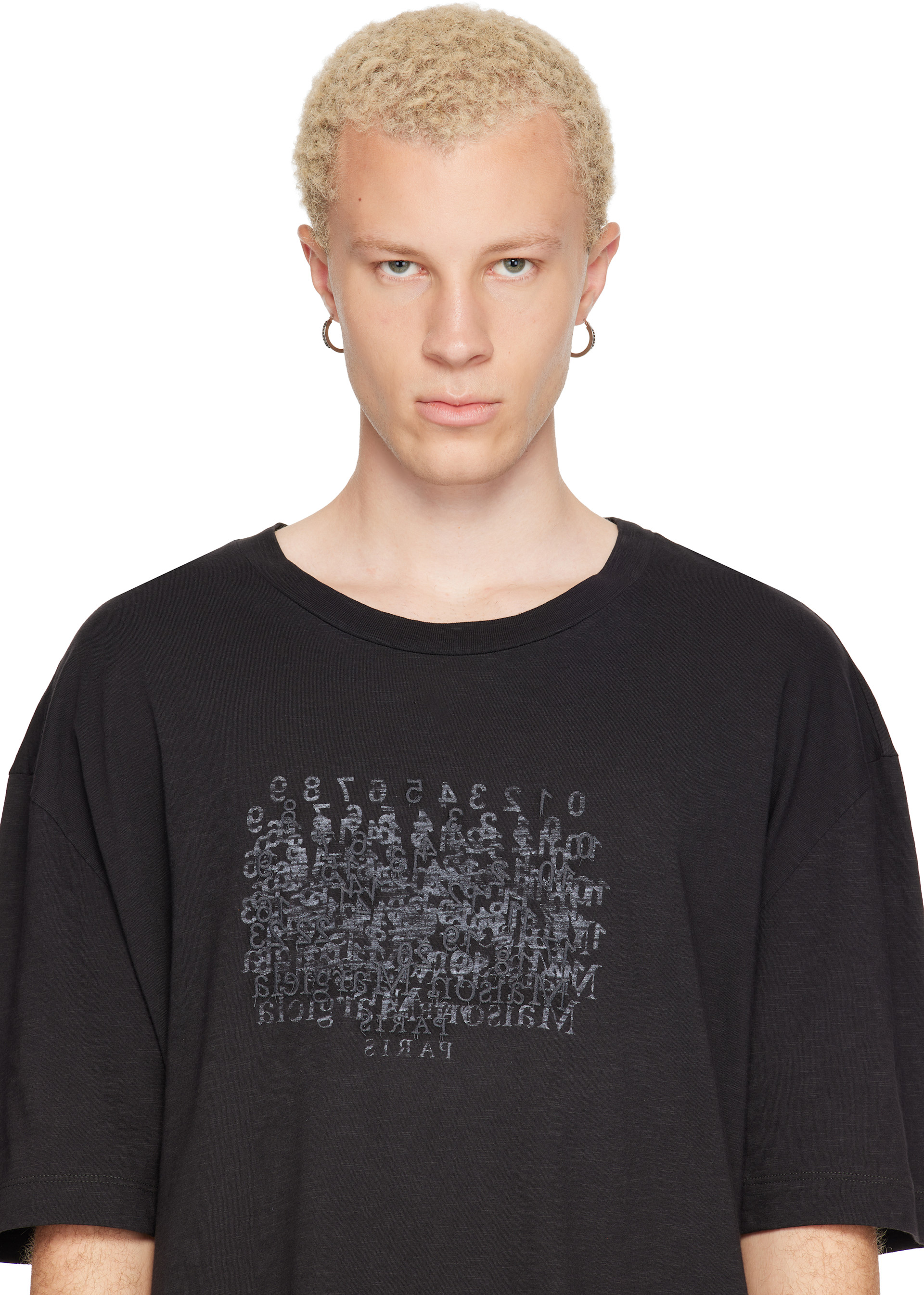 MM6 Maison Margiela - 뉴메릭 후프 이어링