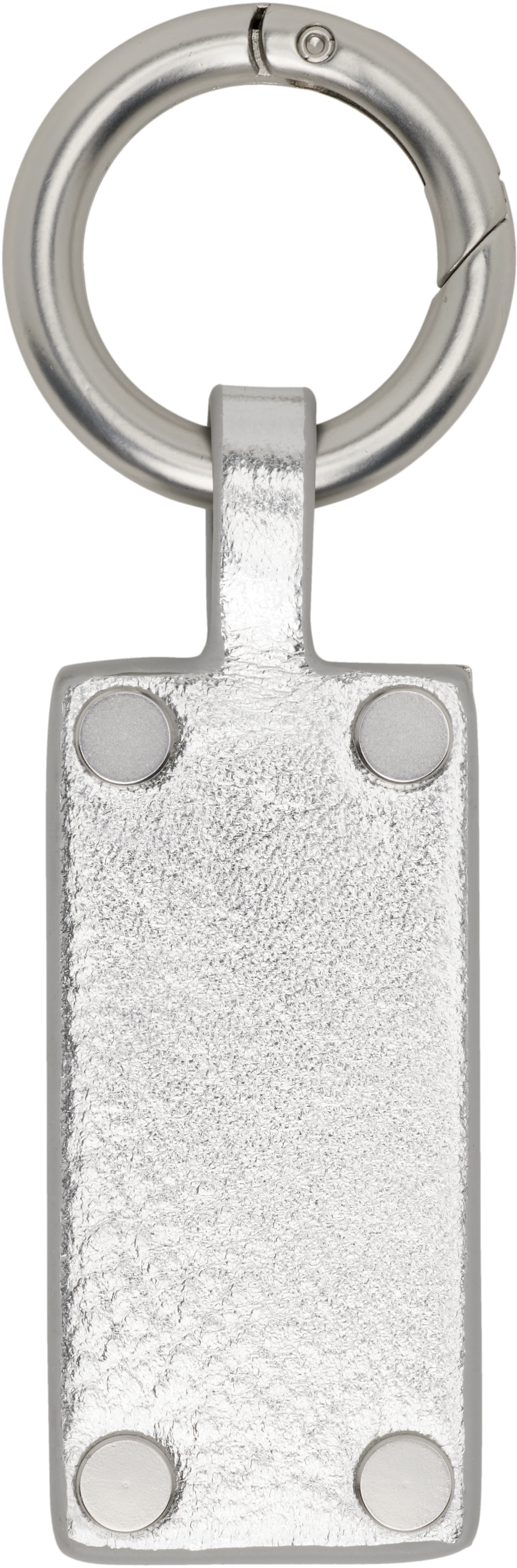 MM6 Maison Margiela - Silver Numeric Artwork Keychain
