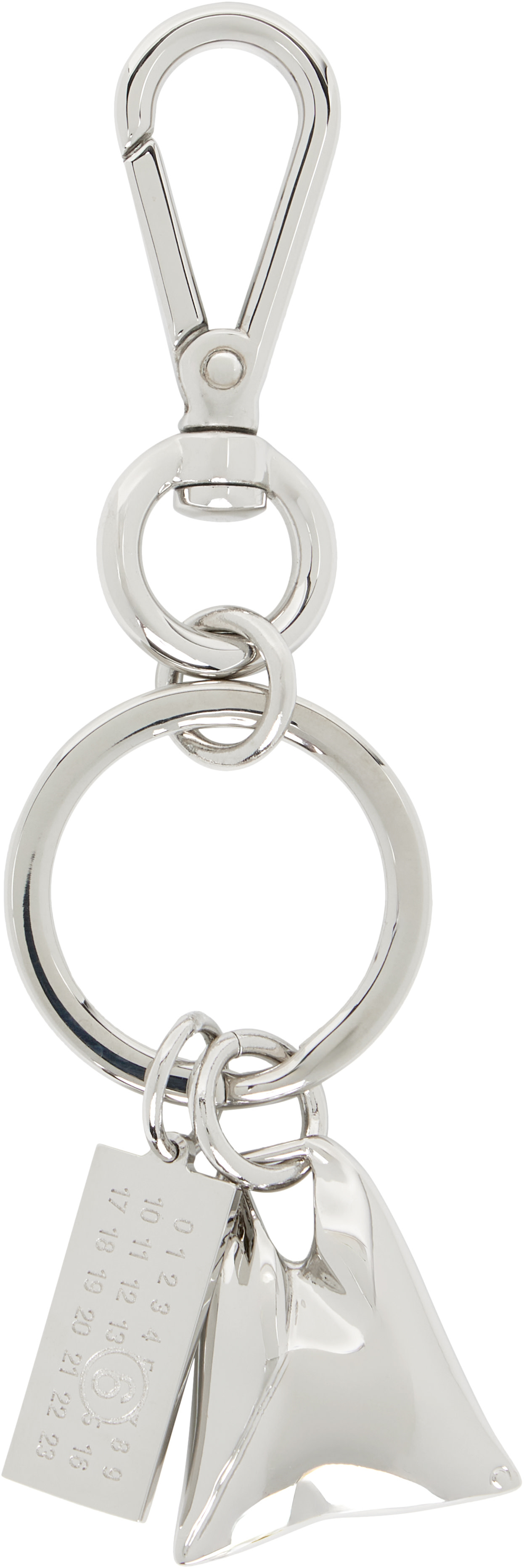 MM6 Maison Margiela - 'Triangle Tote' Keychain