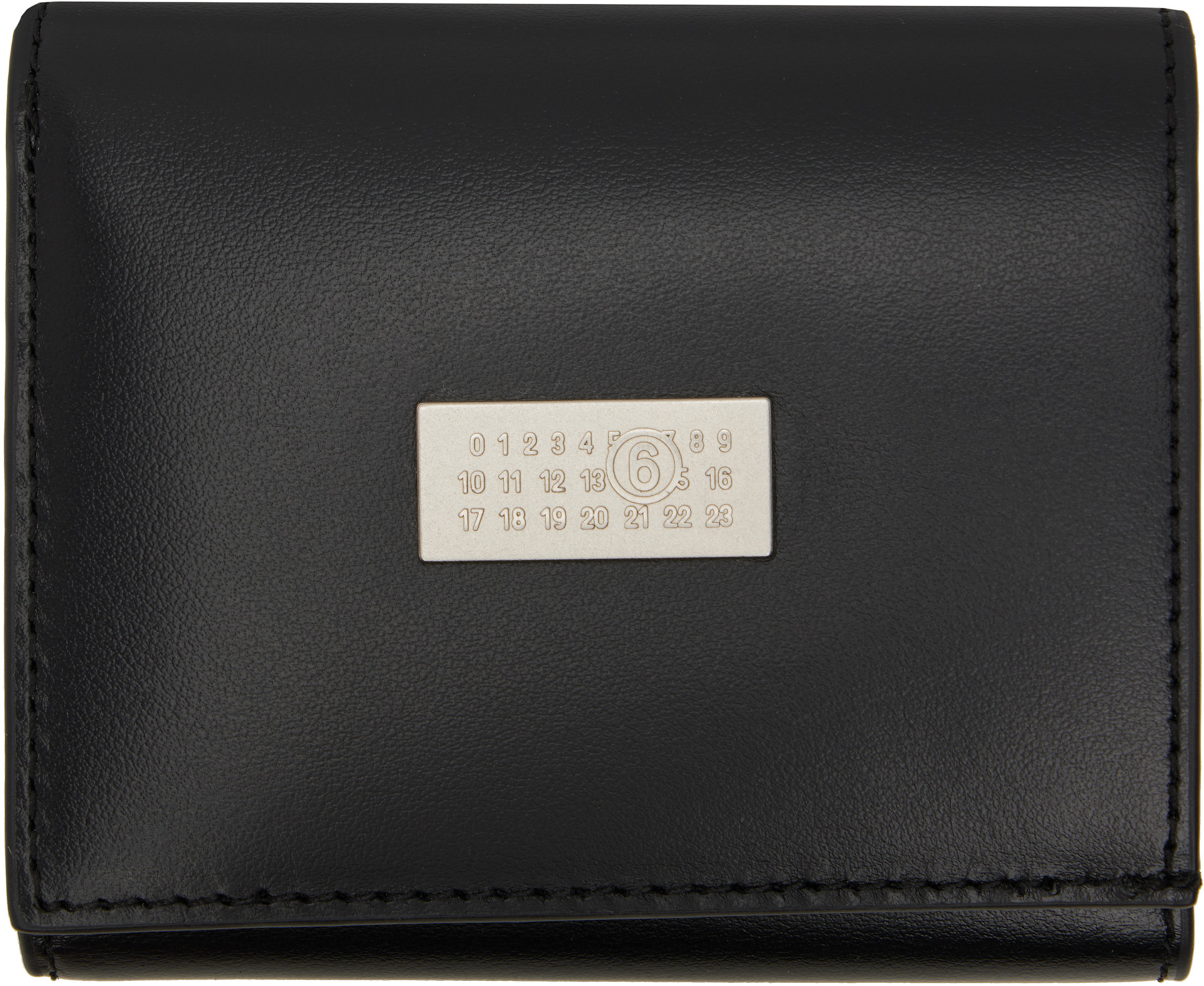 MM6 Maison Margiela - Black Numeric Wallet