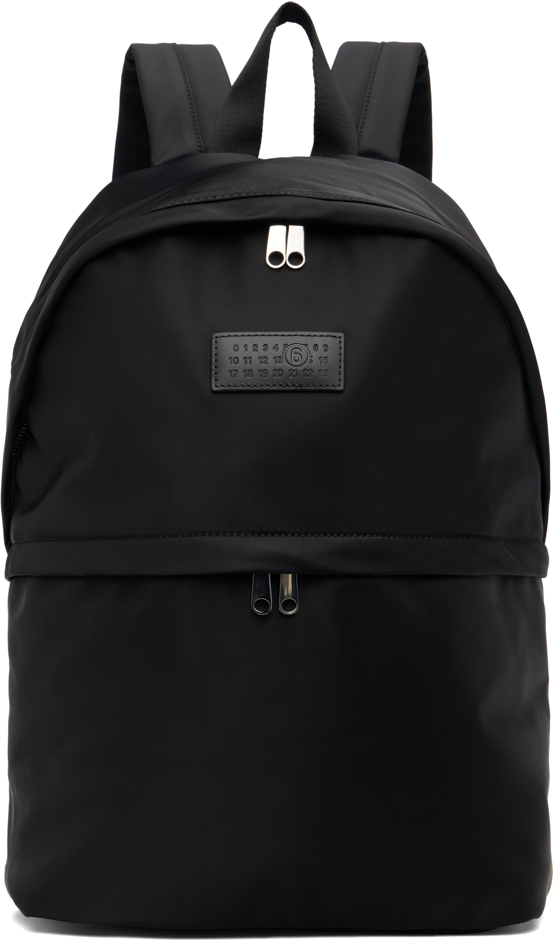 MM6 Maison Margiela - Black Nylon Backpack
