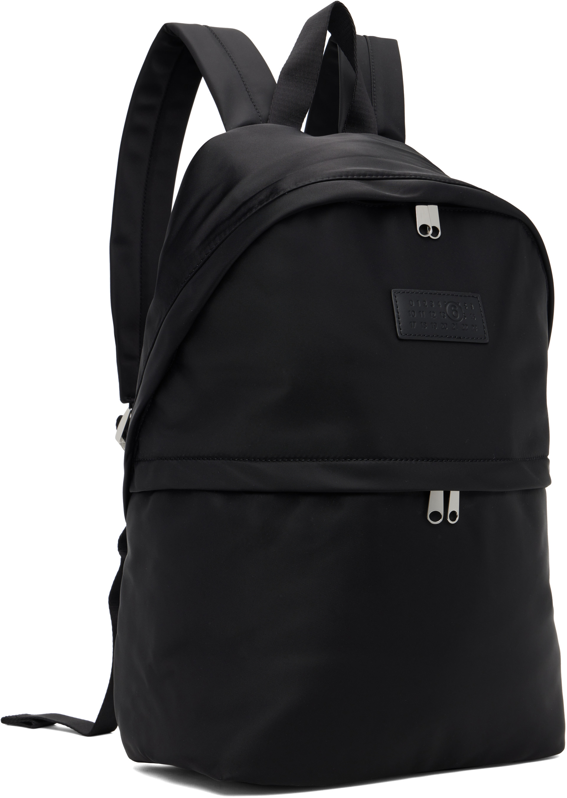 MM6 Maison Margiela - Black Nylon Backpack
