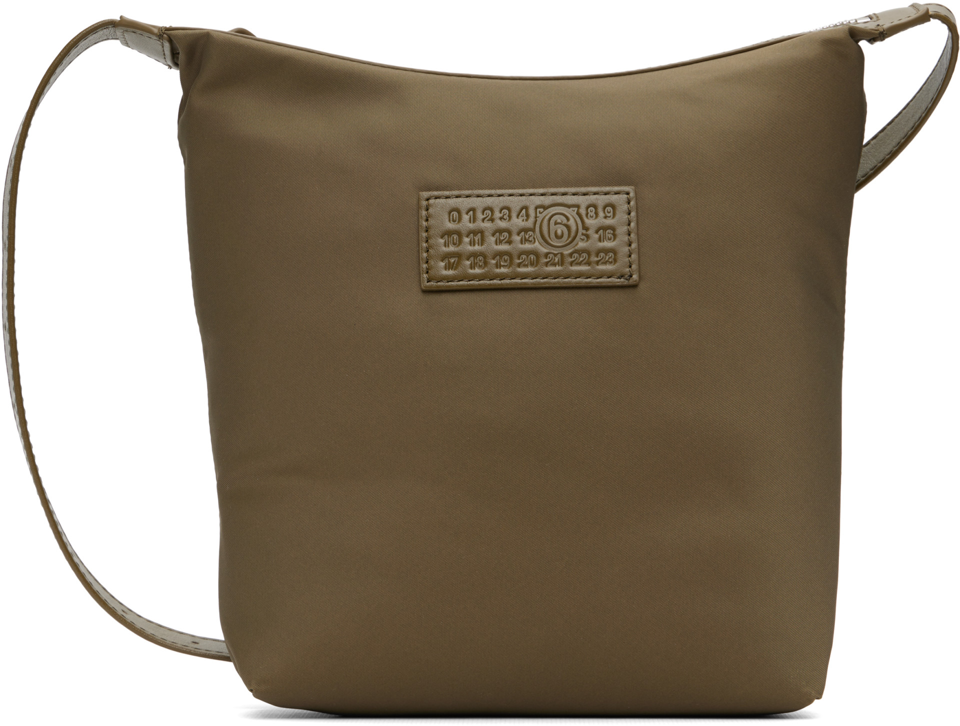 MM6 Maison Margiela - Khaki Numeric Pouch