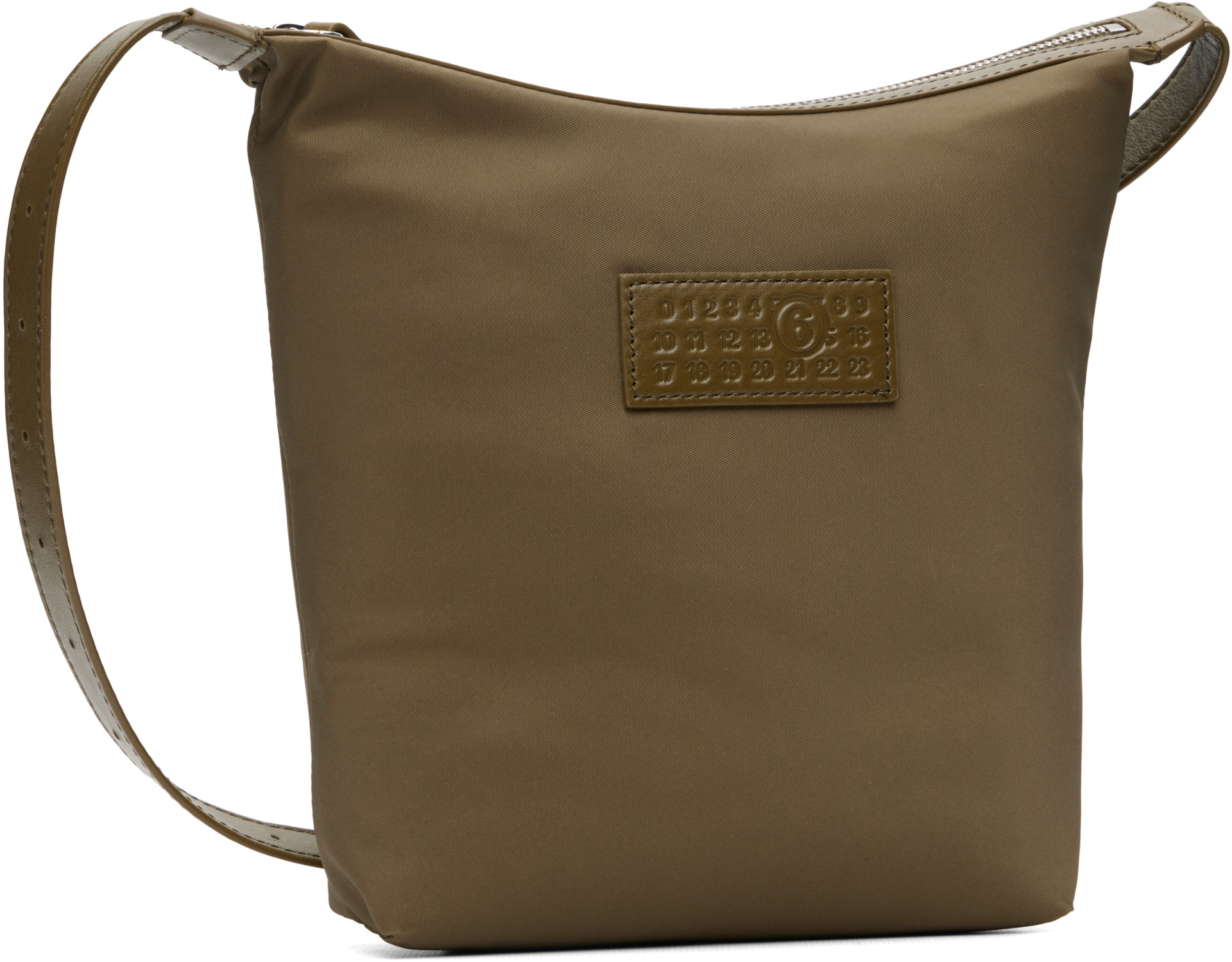 MM6 Maison Margiela - Khaki Numeric Pouch