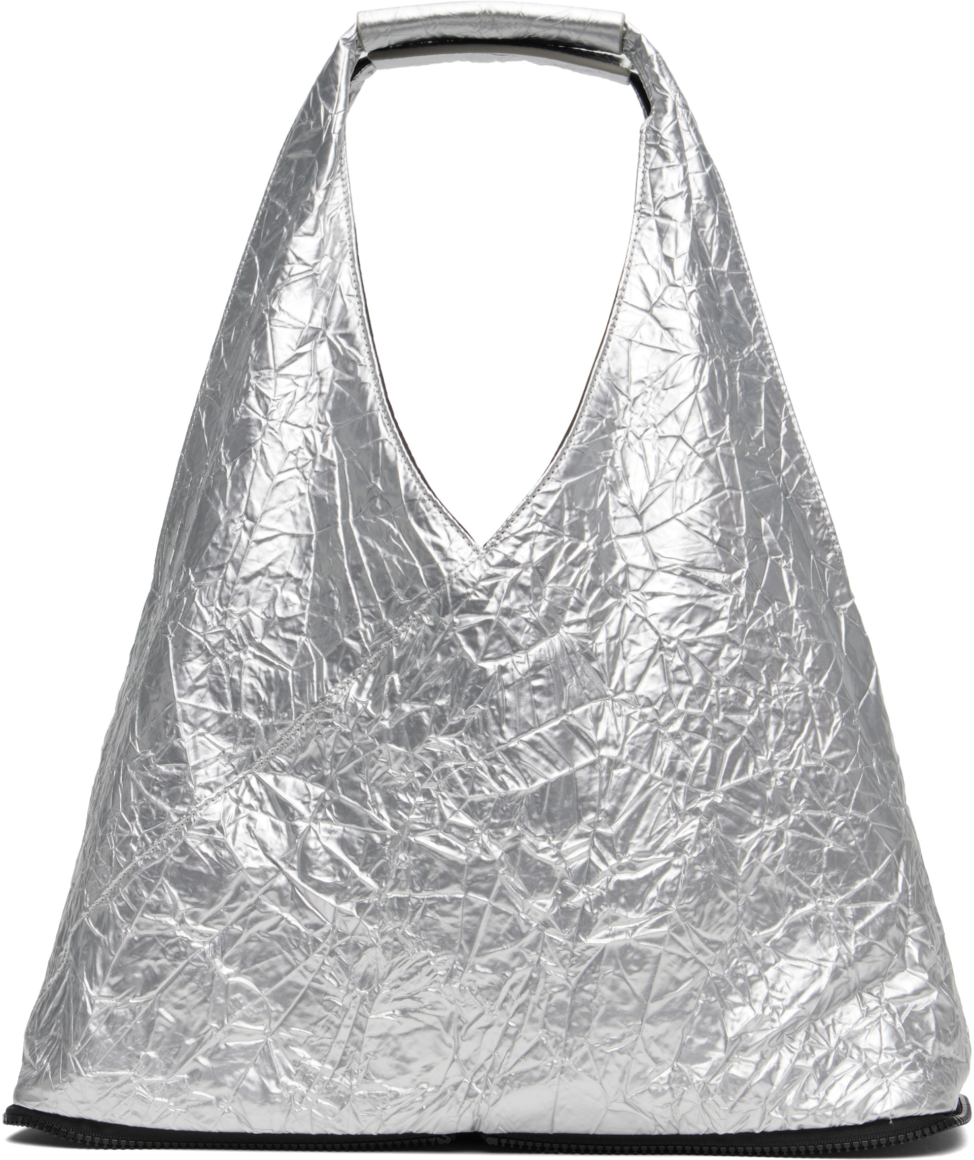 MM6 Maison Margiela - Silver Triangle Zip Pouch