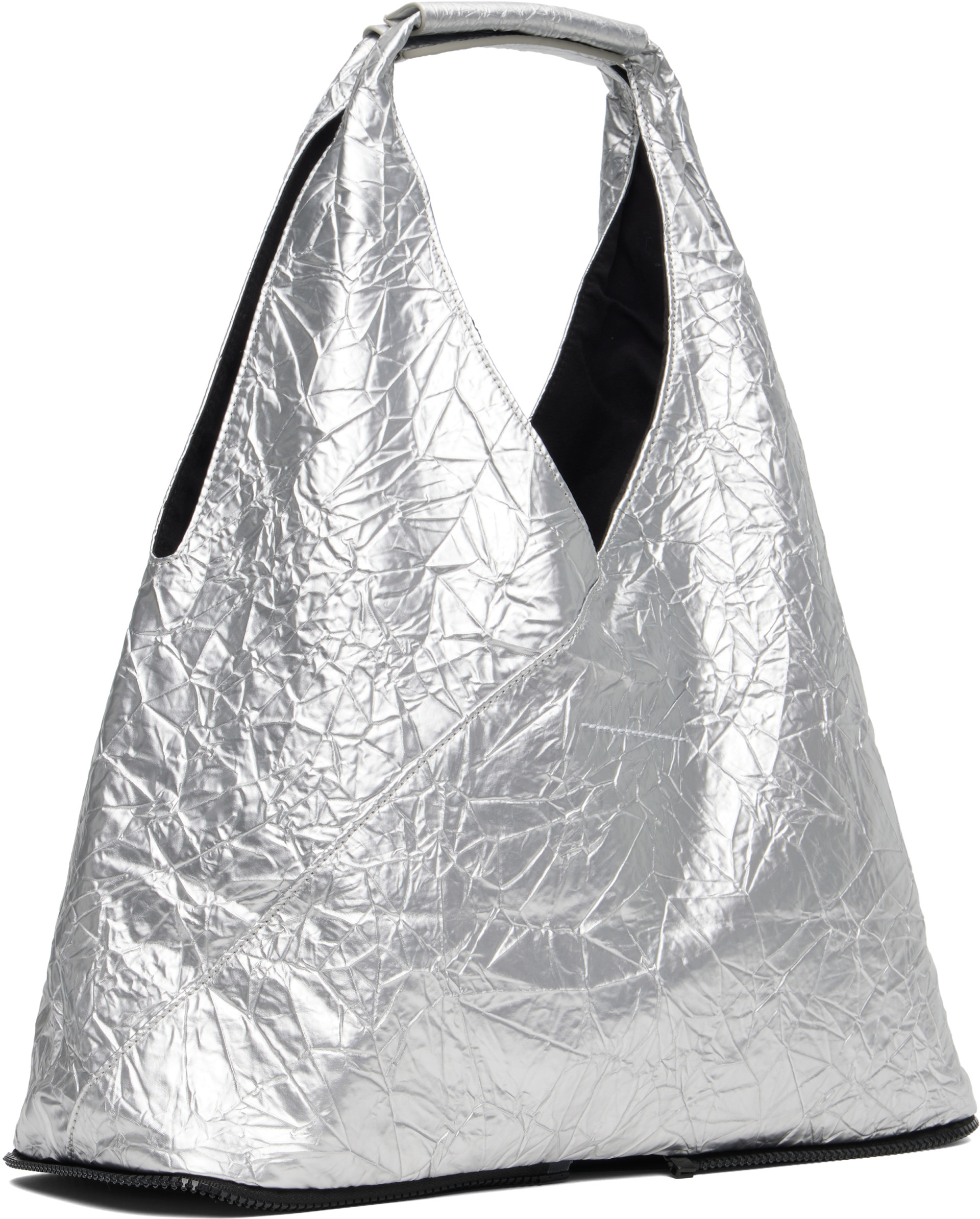 MM6 Maison Margiela - Silver Triangle Zip Pouch