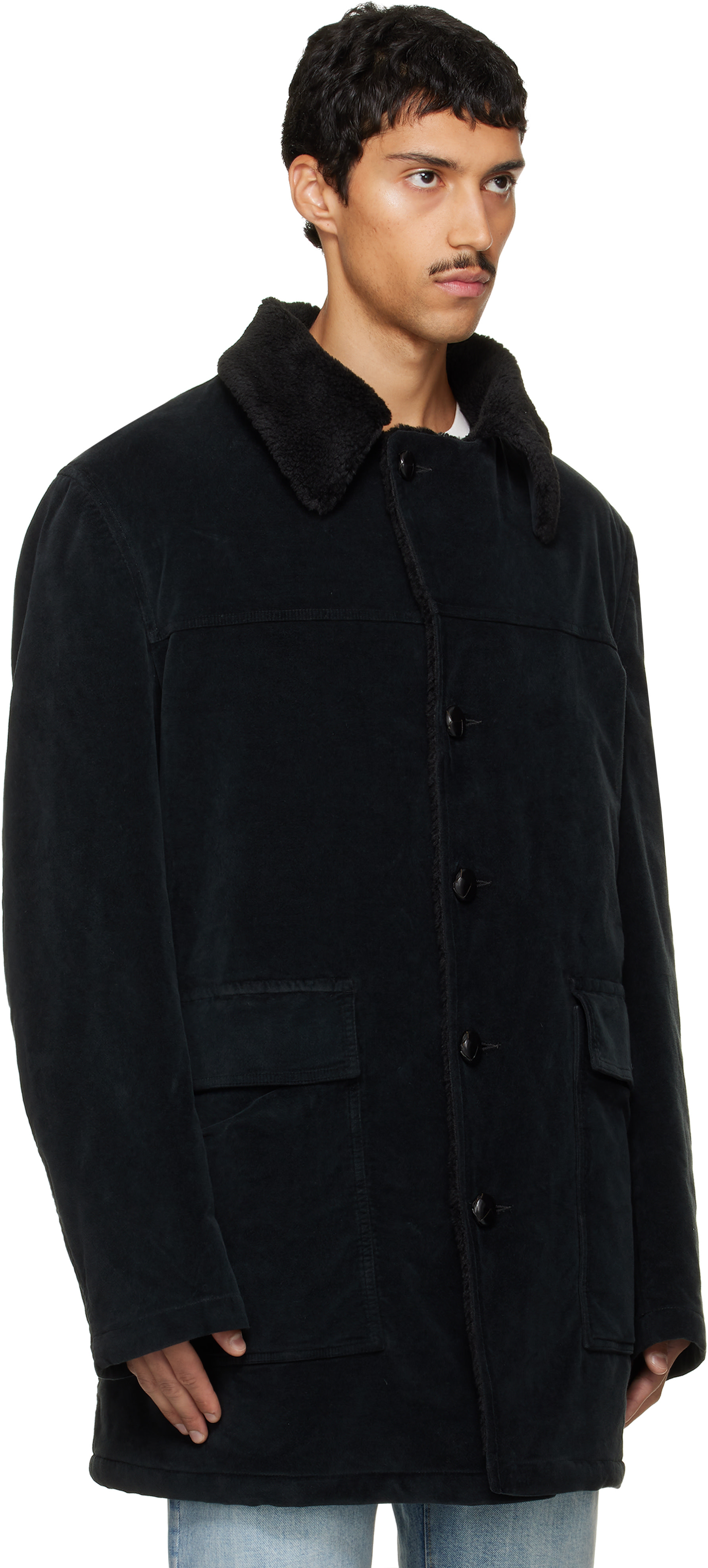 MM6 Maison Margiela: Black Sports Jacket | SSENSE
