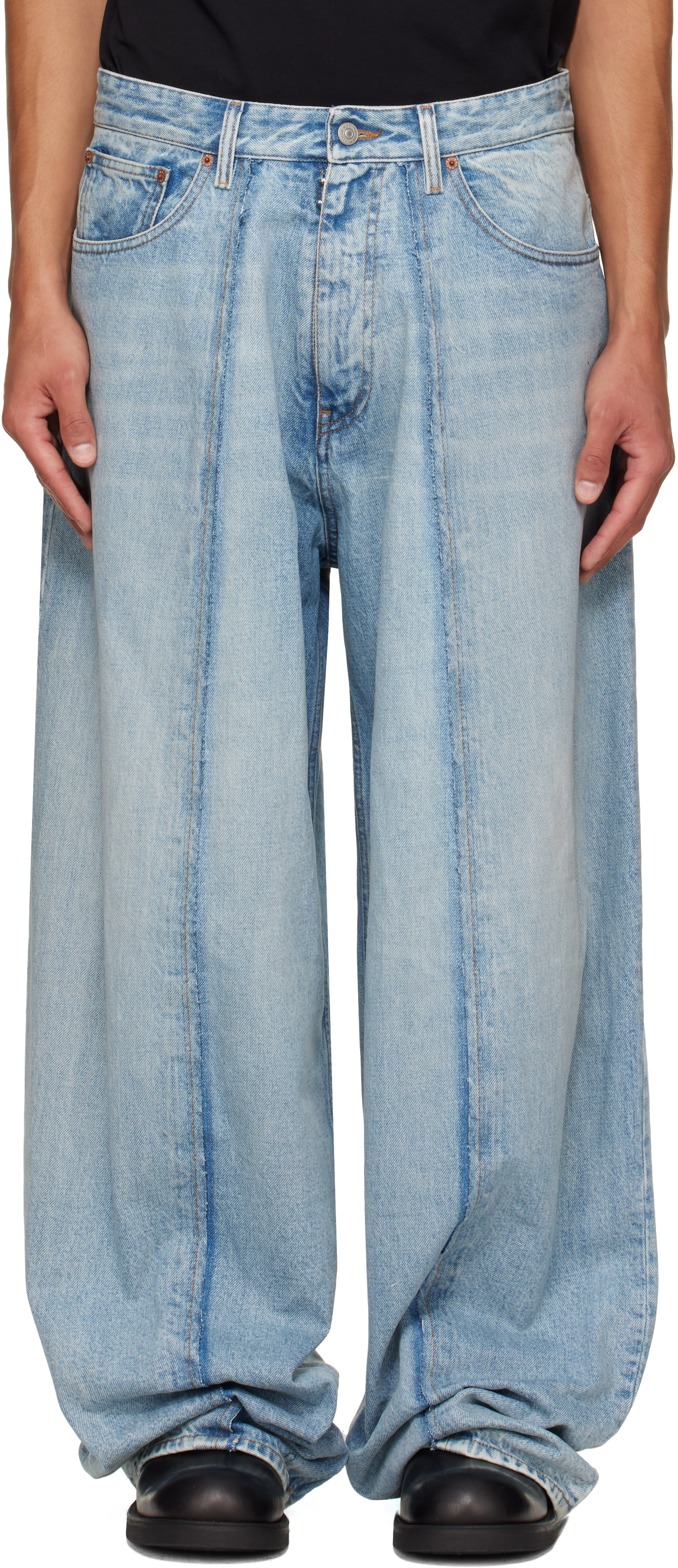 MM6 Maison Margiela - Jean ample bleu